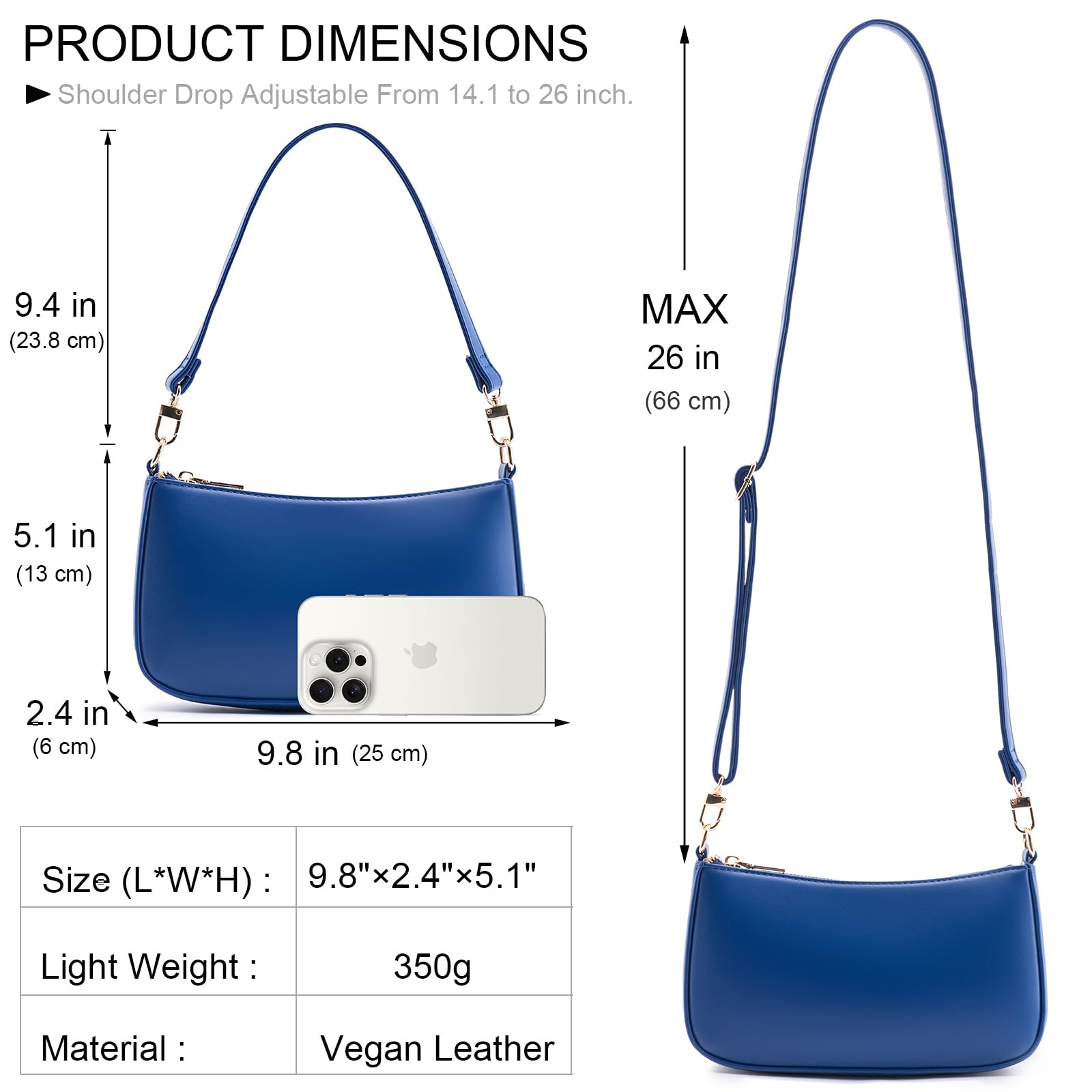 Retro Vegan Leather Shoulder Bag - Handbags Specialist Headquarter