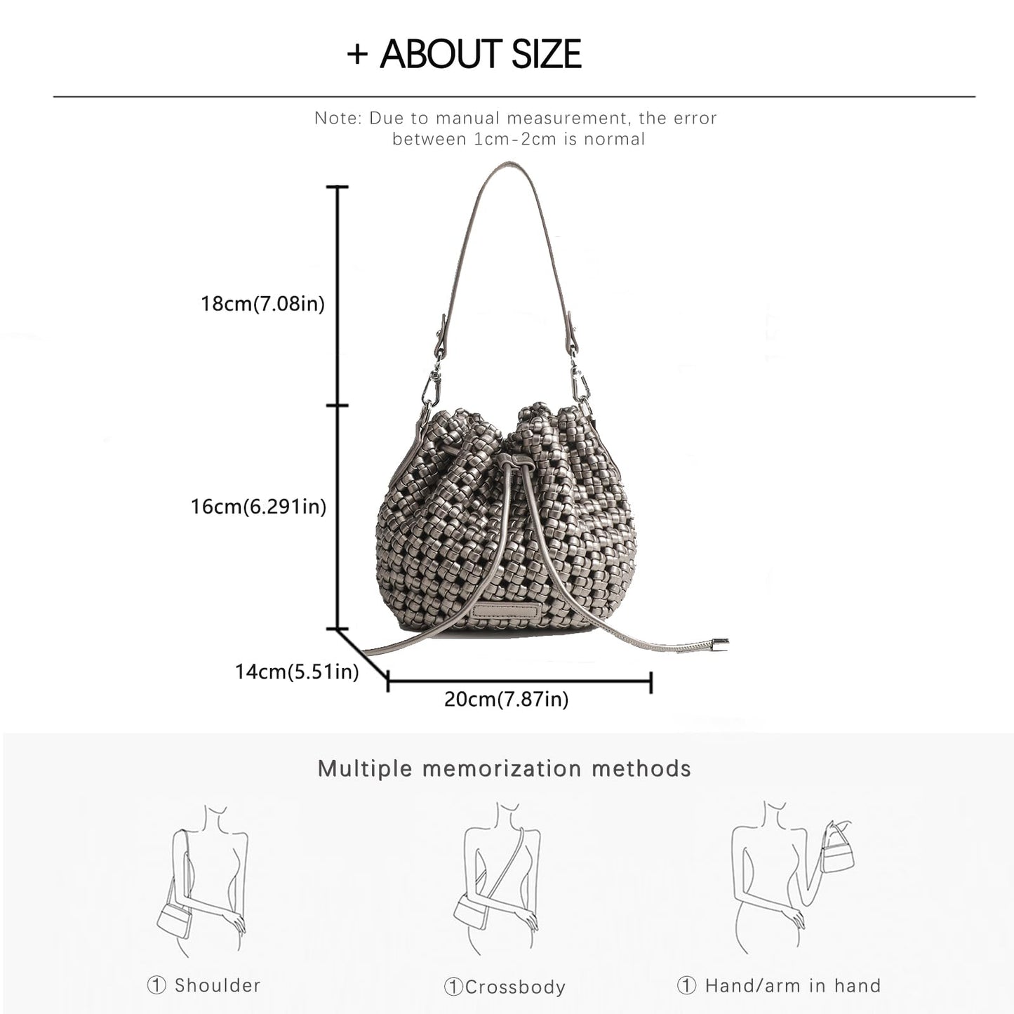 Hollow Bucket Tote Bag