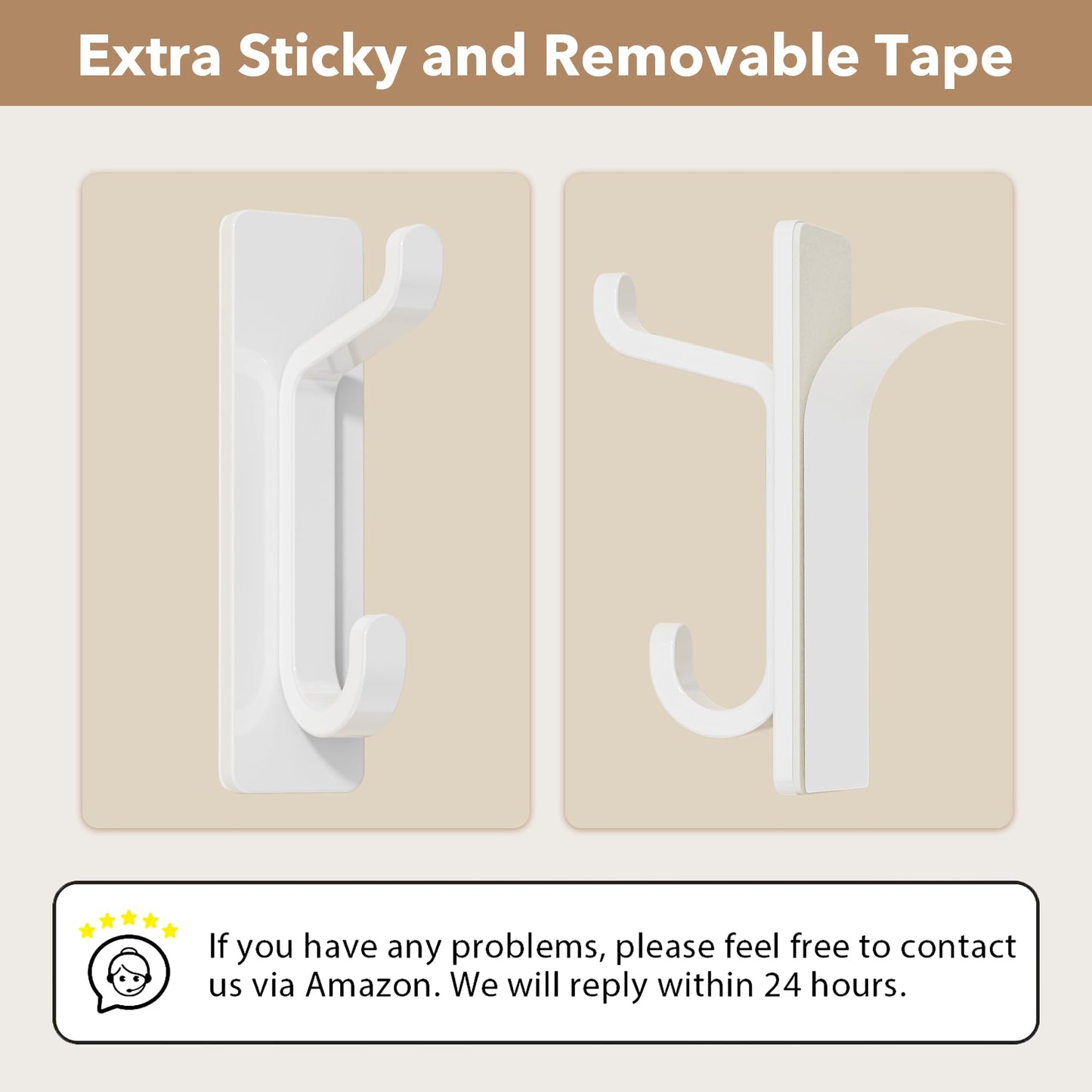 StickCoat Towel Hooks