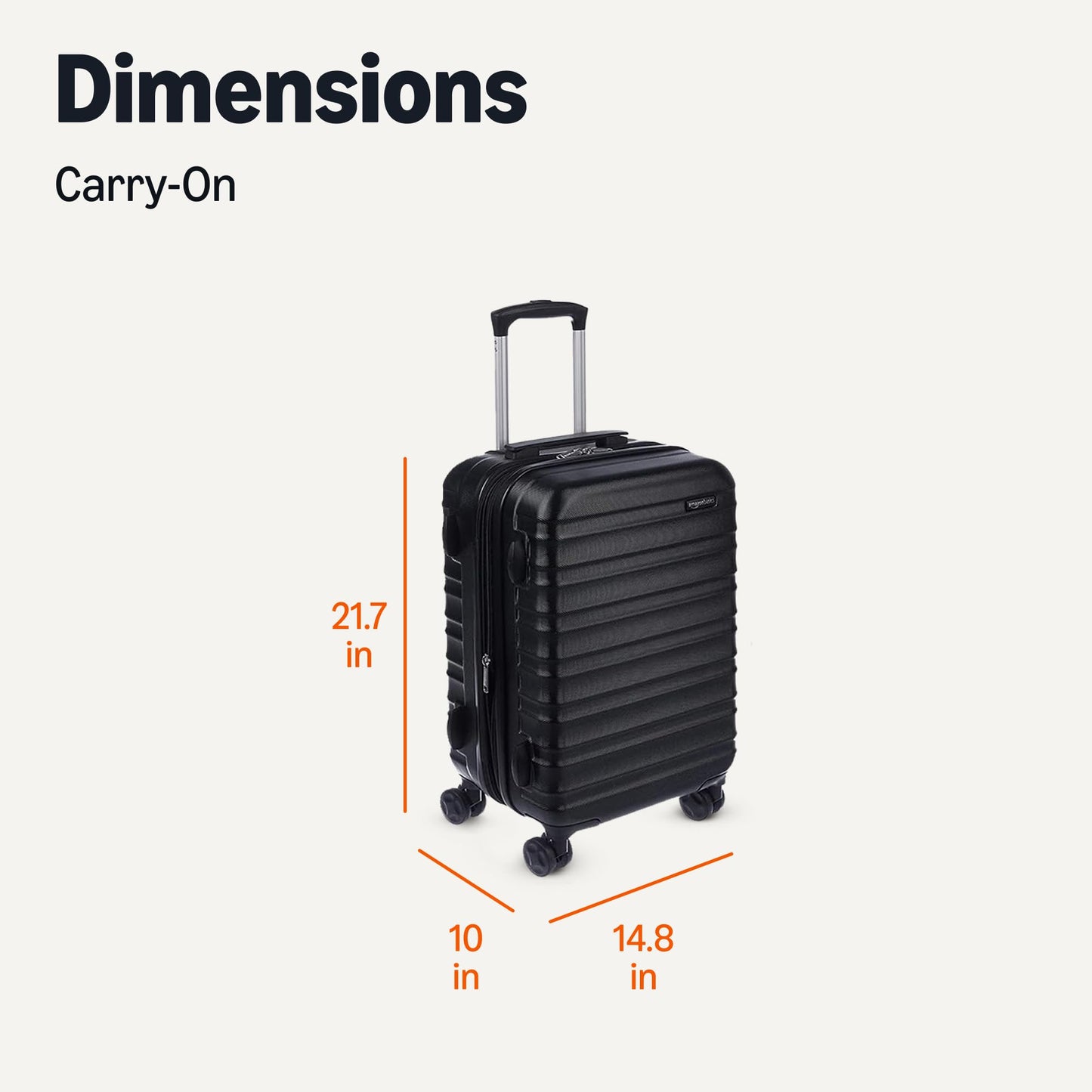 Rose Gold Hardside Carry-On