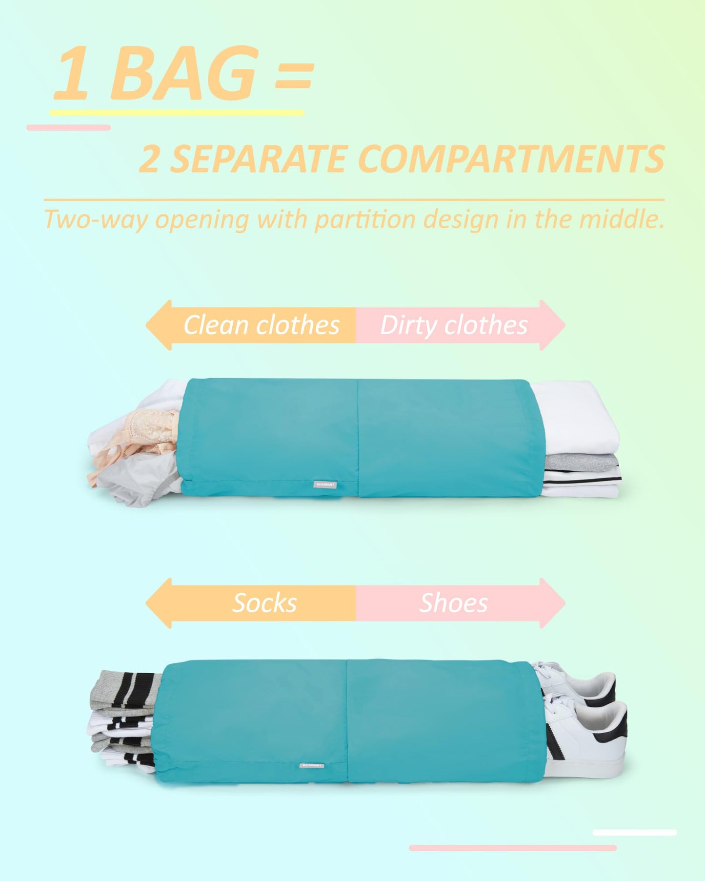 PackPro 6 Set Compression Cubes for Travel