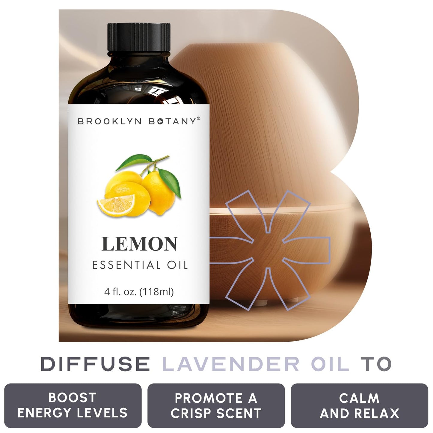 Brooklyn Botany Premium Lavender Oil - 4 Fl Oz