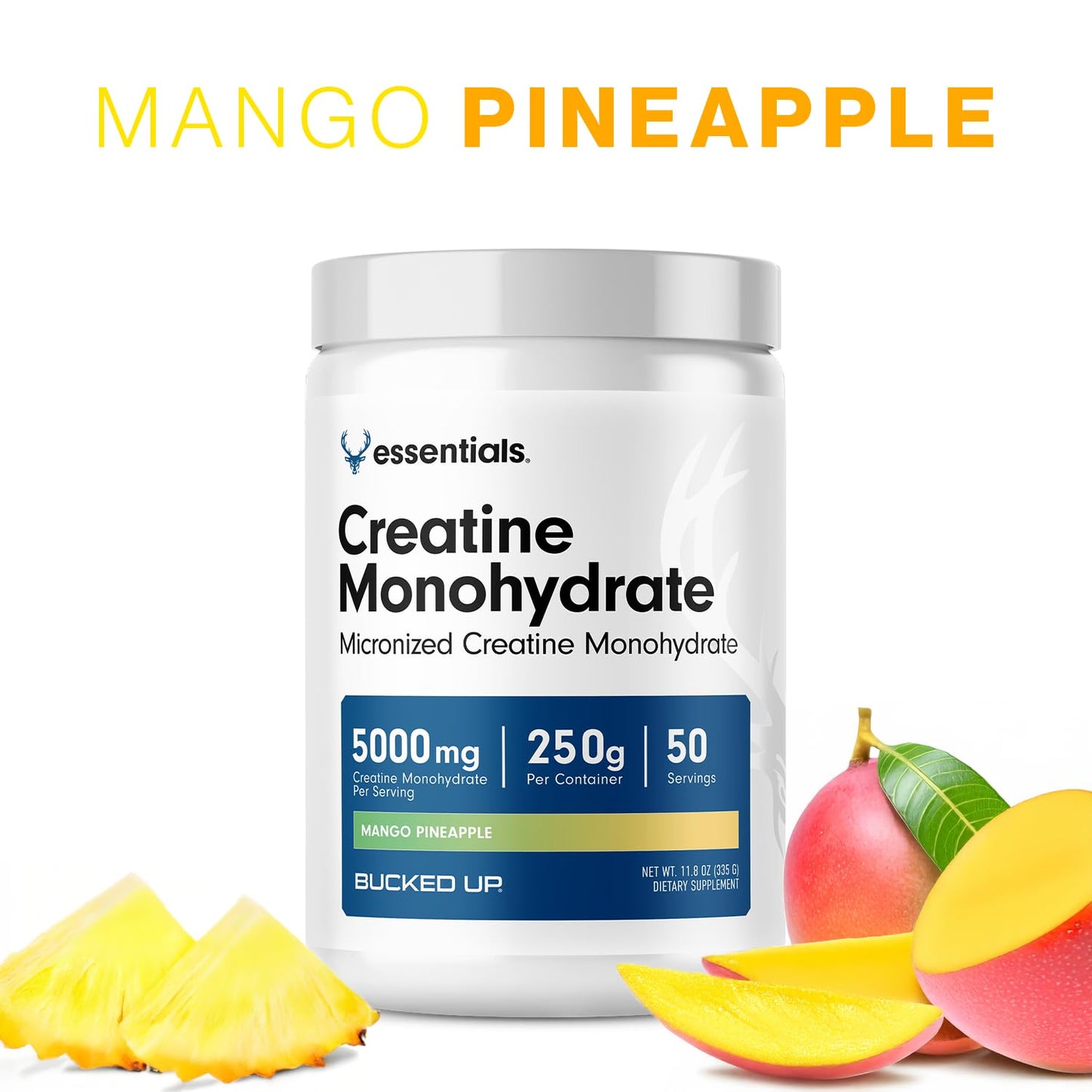 Bucked Up Micronized Creatine - Unflavored Power Boost