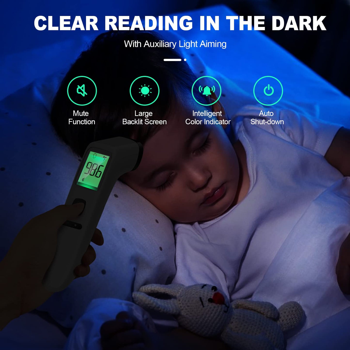 SmartScan No-Touch Thermometer: Family & Fever Care