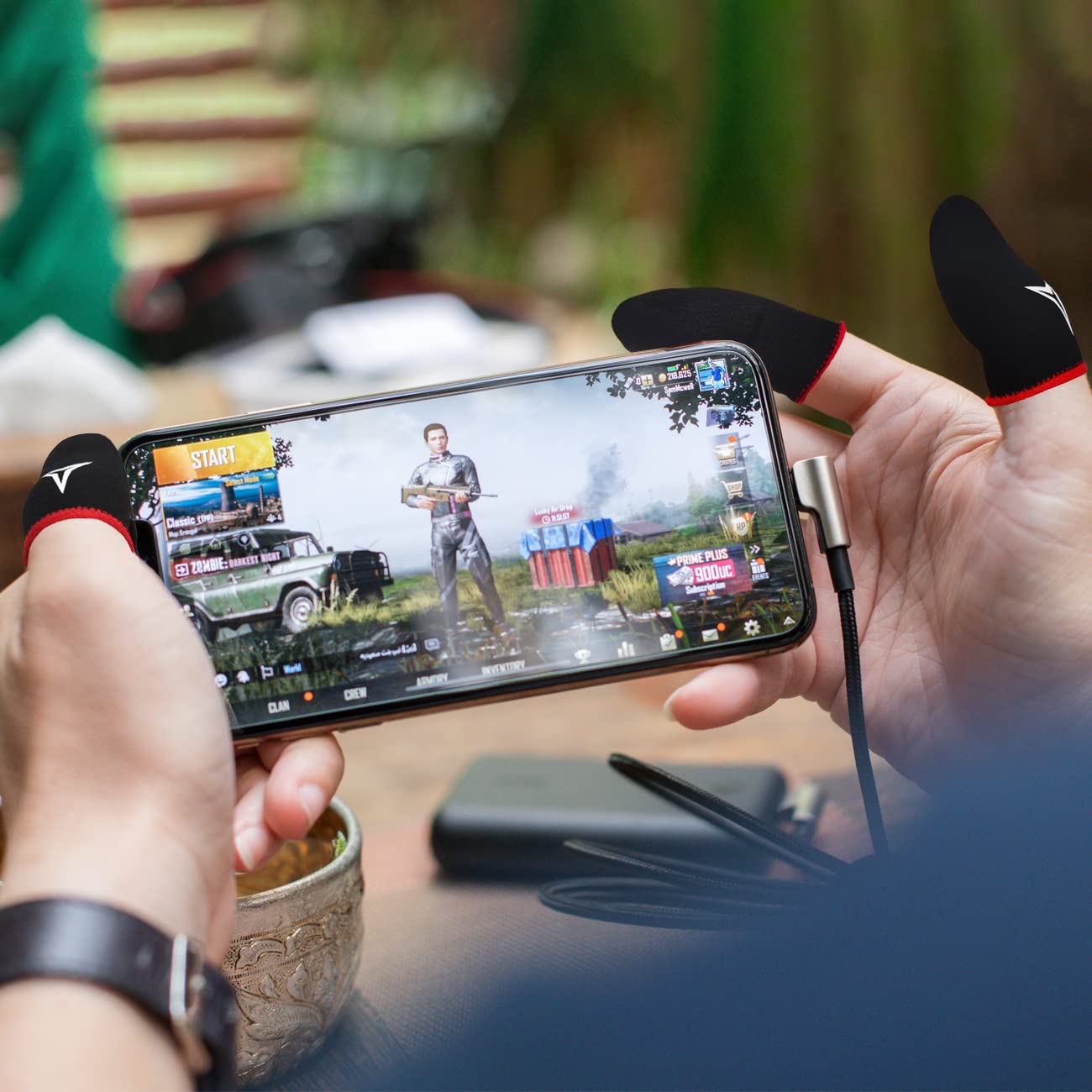 Nuozme Pro Touch Finger Sleeves - 6 Pack Gaming Gear