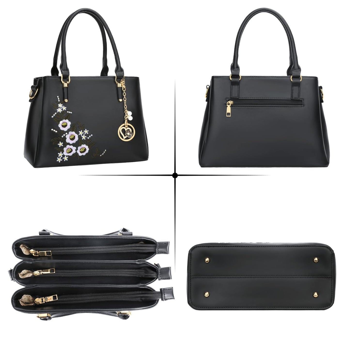 Luxe Leather Satchel & Crossbody Bags