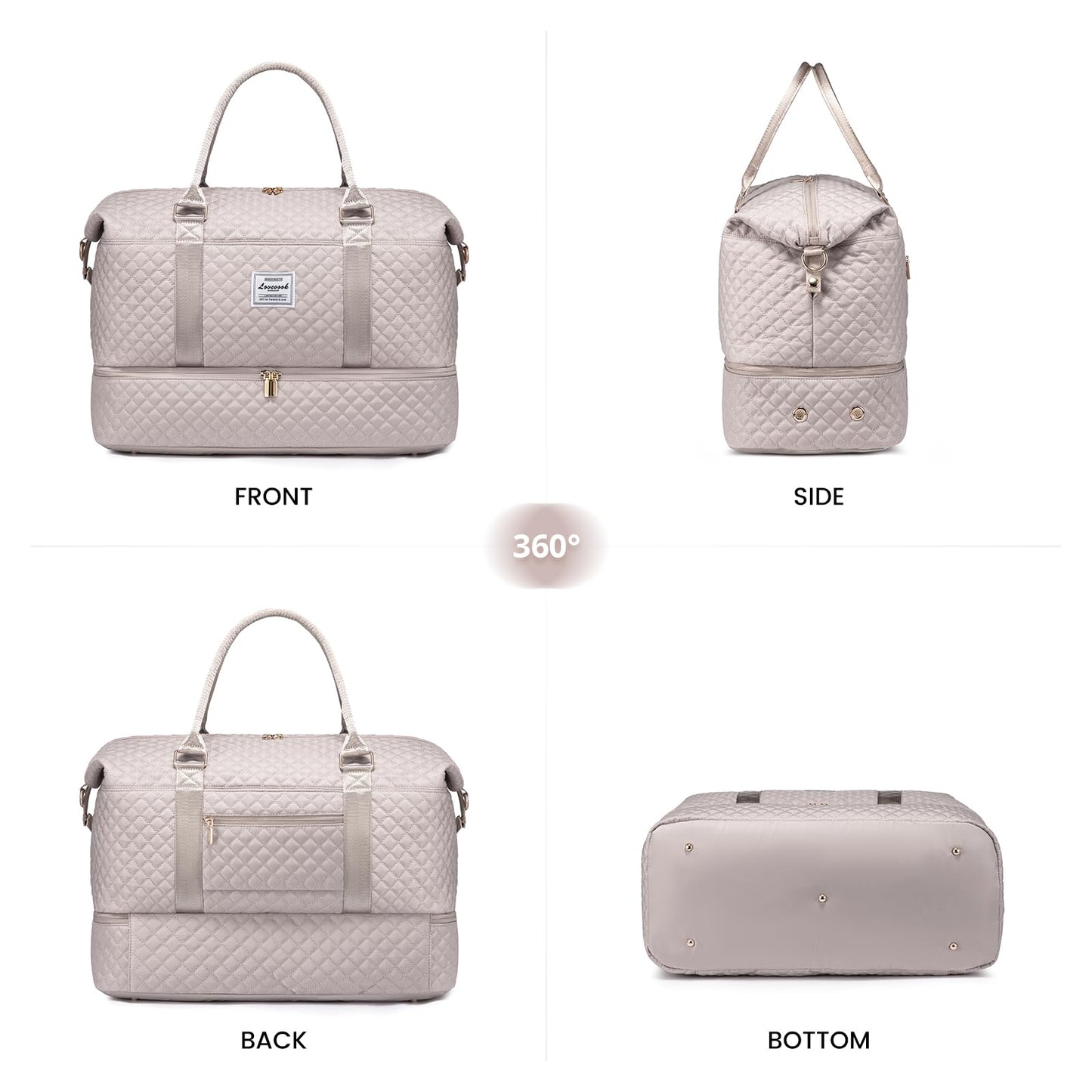 LOVEVOOK All-in-One Duffle: Travel & Gym Ready