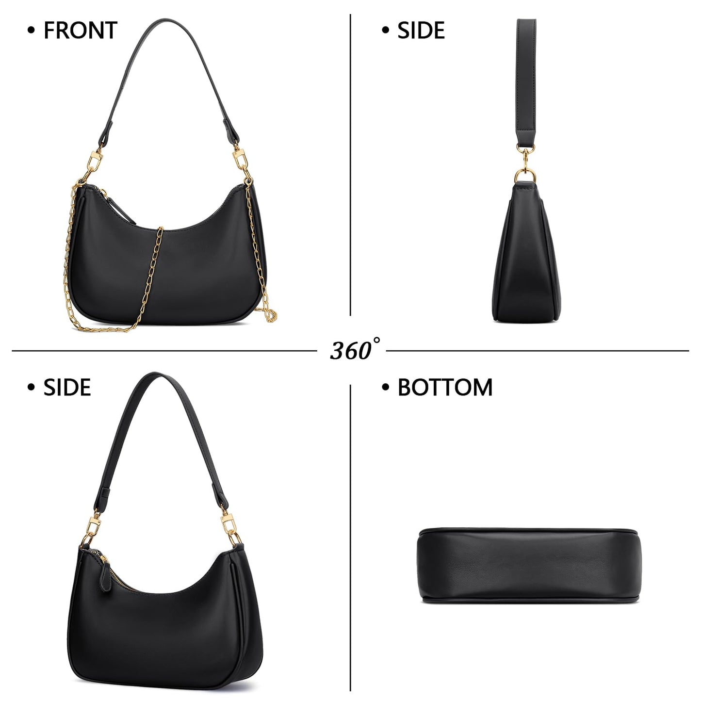 Chic Retro Hobo Bag - KKXIU Women's Purse Collection