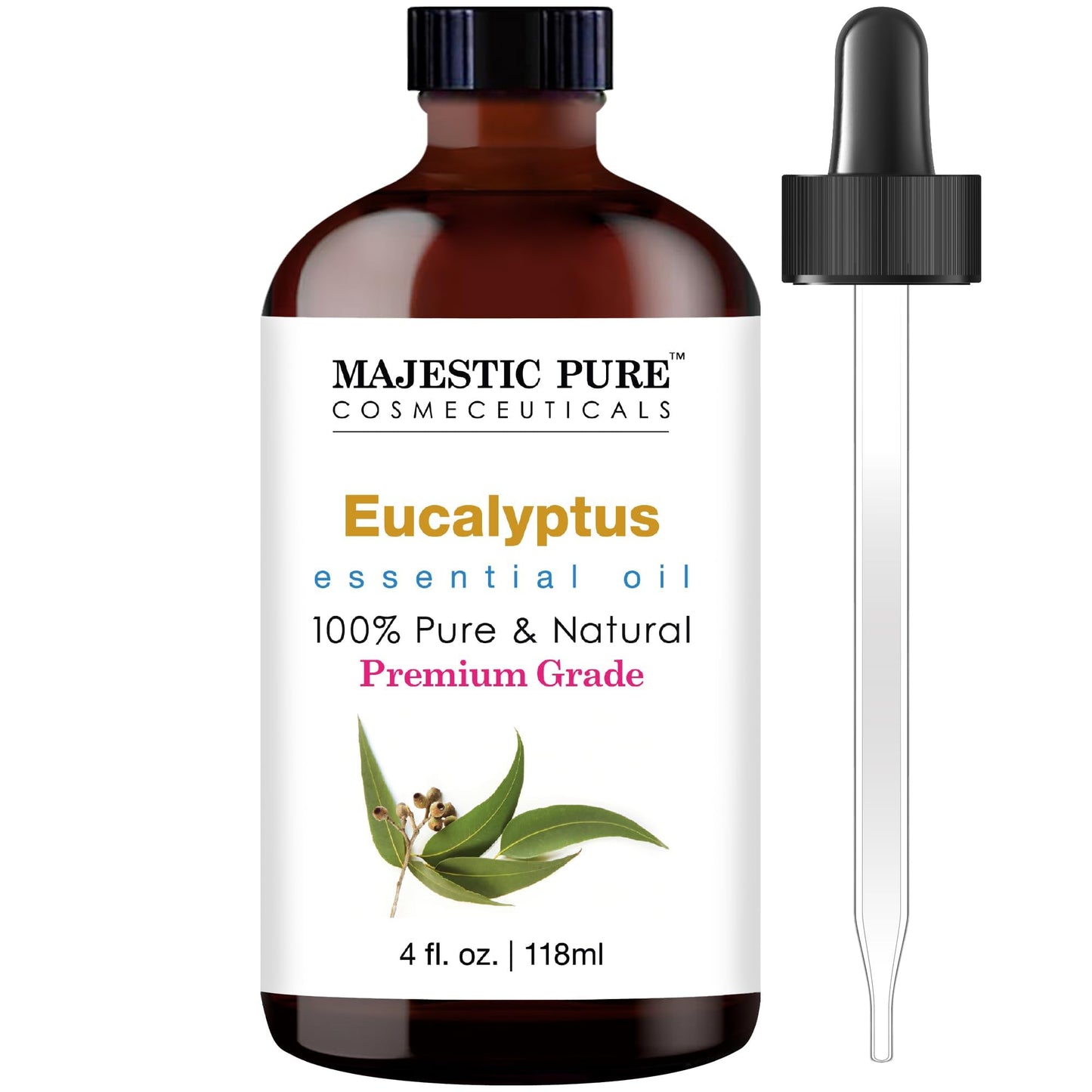 Majestic Pure Lavender Oil with Dropper 4oz