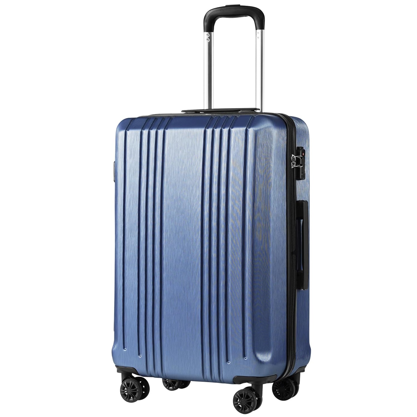 Coolife Expandable Spinner Luggage Set - 3 Piece