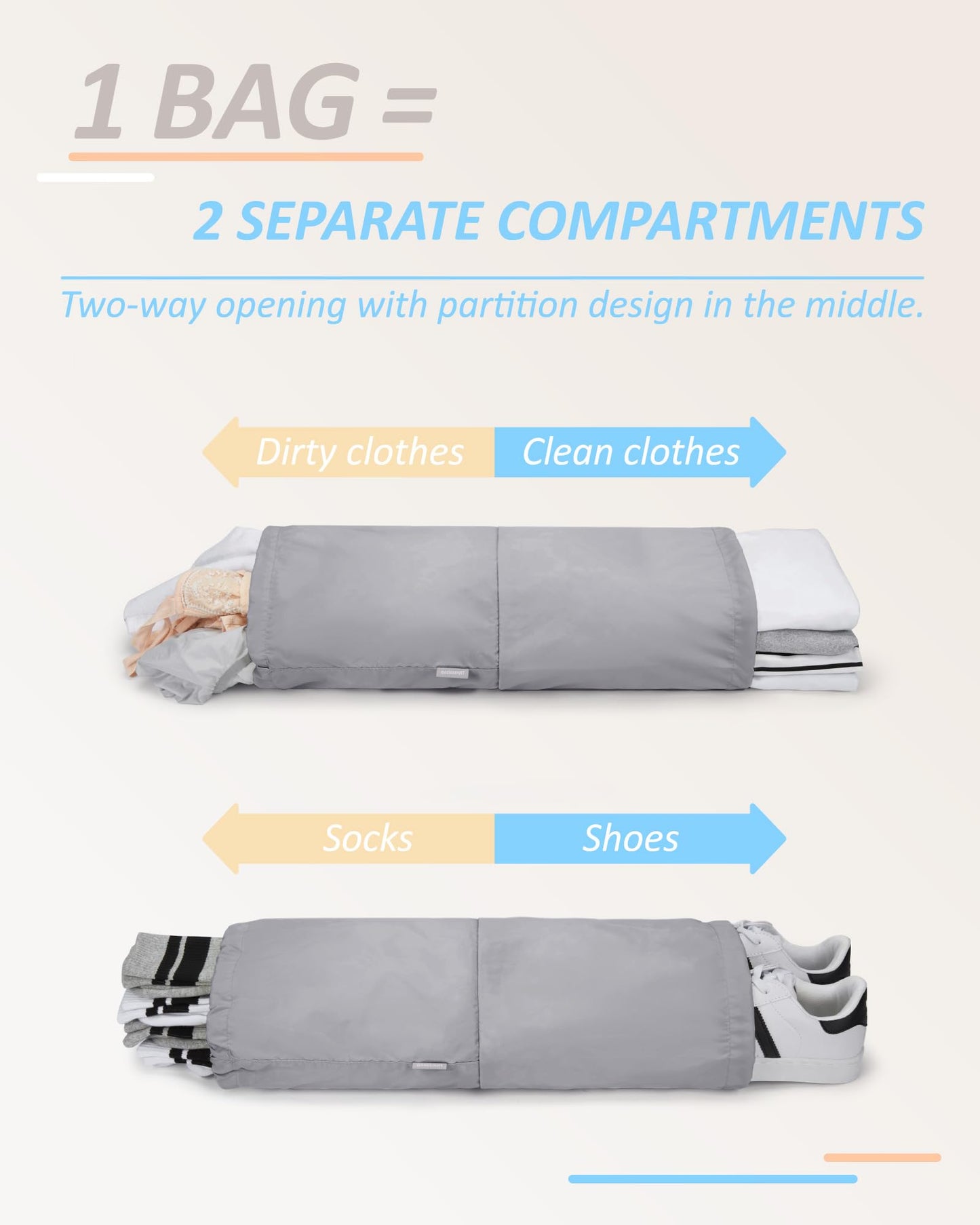 PackPro 6 Set Compression Cubes for Travel