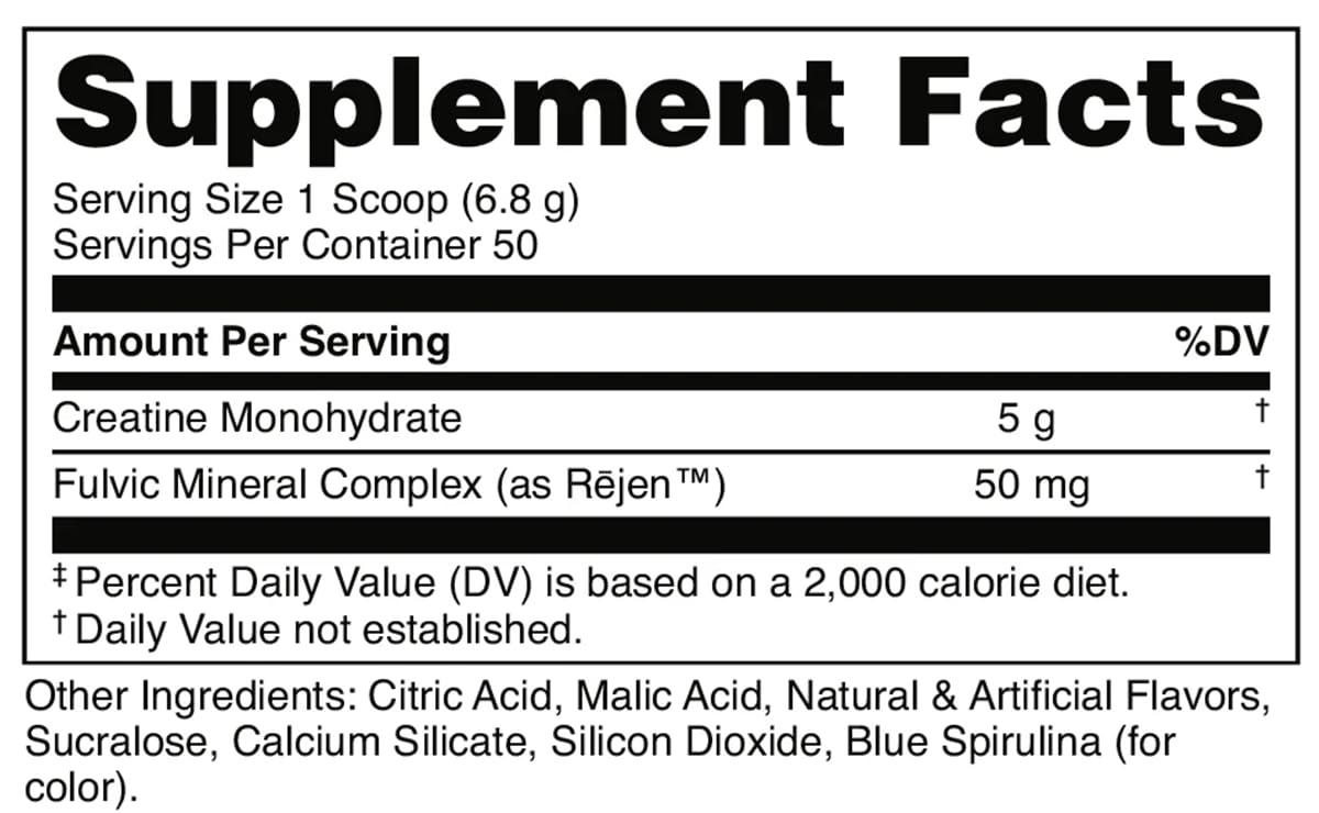 Bucked Up Micronized Creatine - Unflavored Power Boost