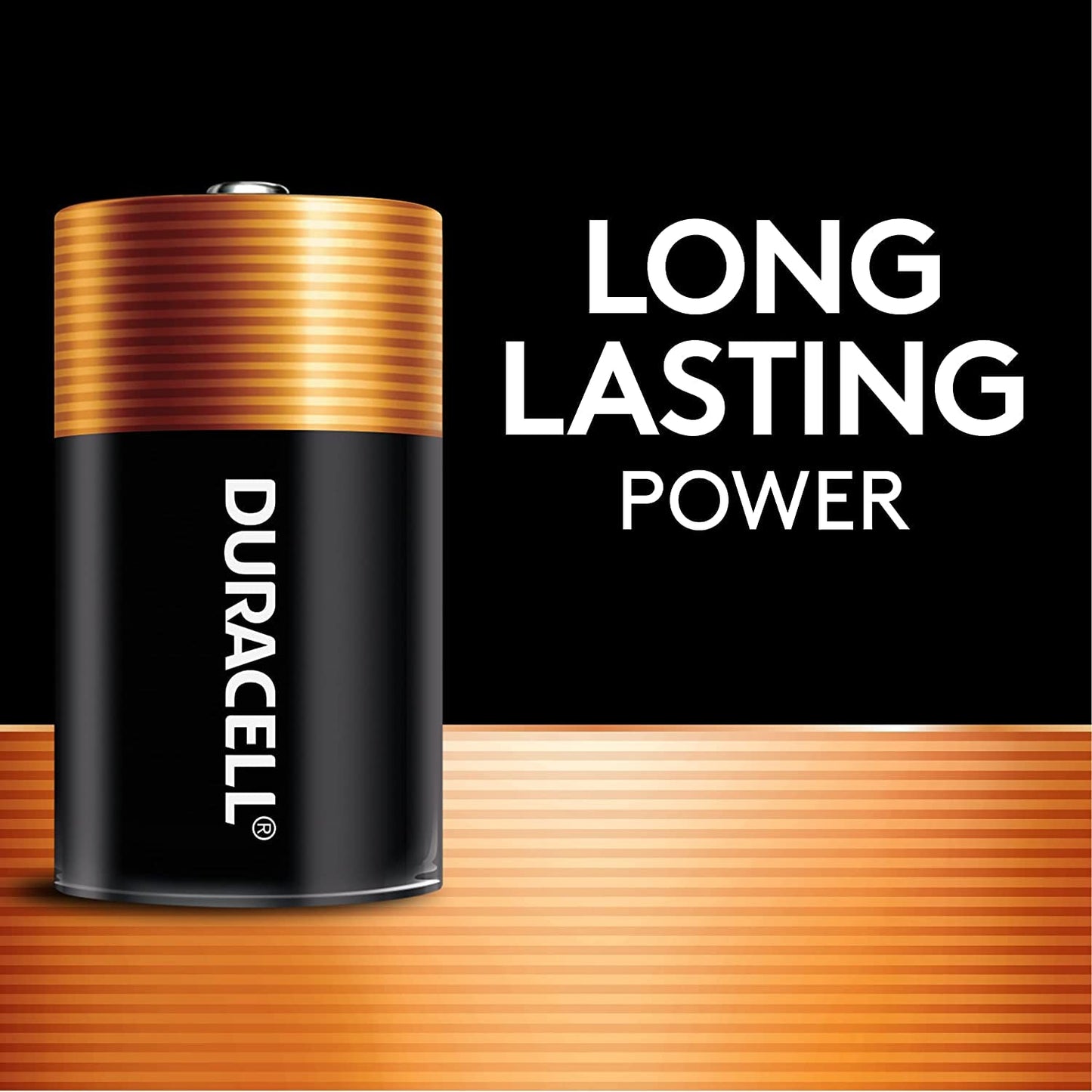 DuraPower D Batteries, 8 Pack
