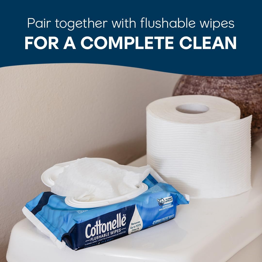 Cottonelle Ultra Clean Toilet Paper: 18 Mega Rolls (72 Regular Rolls), 284 Sheets Each