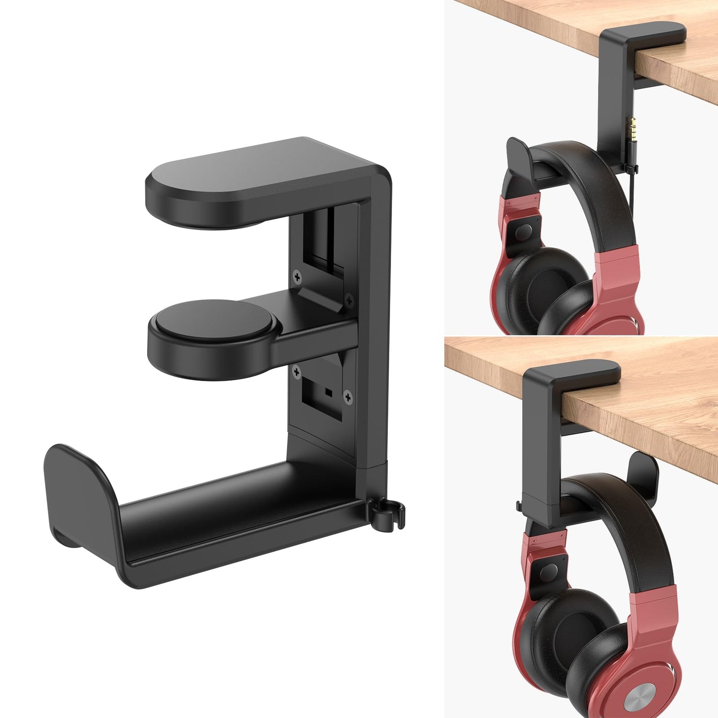 EURPMASK 360° Rotating Headphone Stand & Organizer
