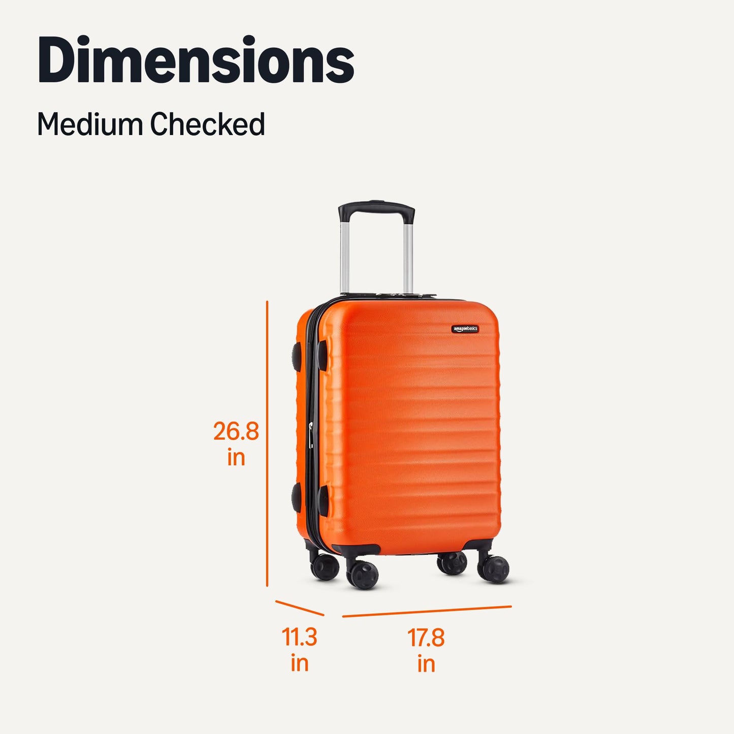 Rose Gold Hardside Carry-On