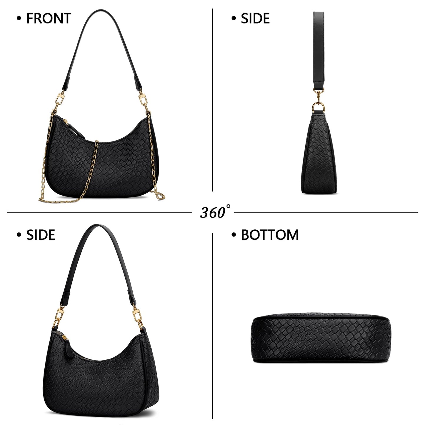 Chic Retro Hobo Bag - KKXIU Women's Purse Collection