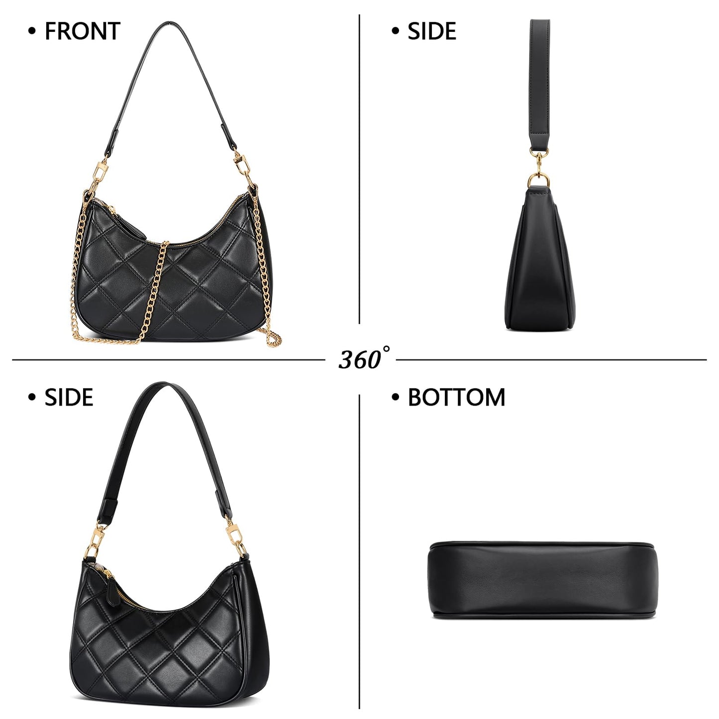 Chic Retro Hobo Bag - KKXIU Women's Purse Collection