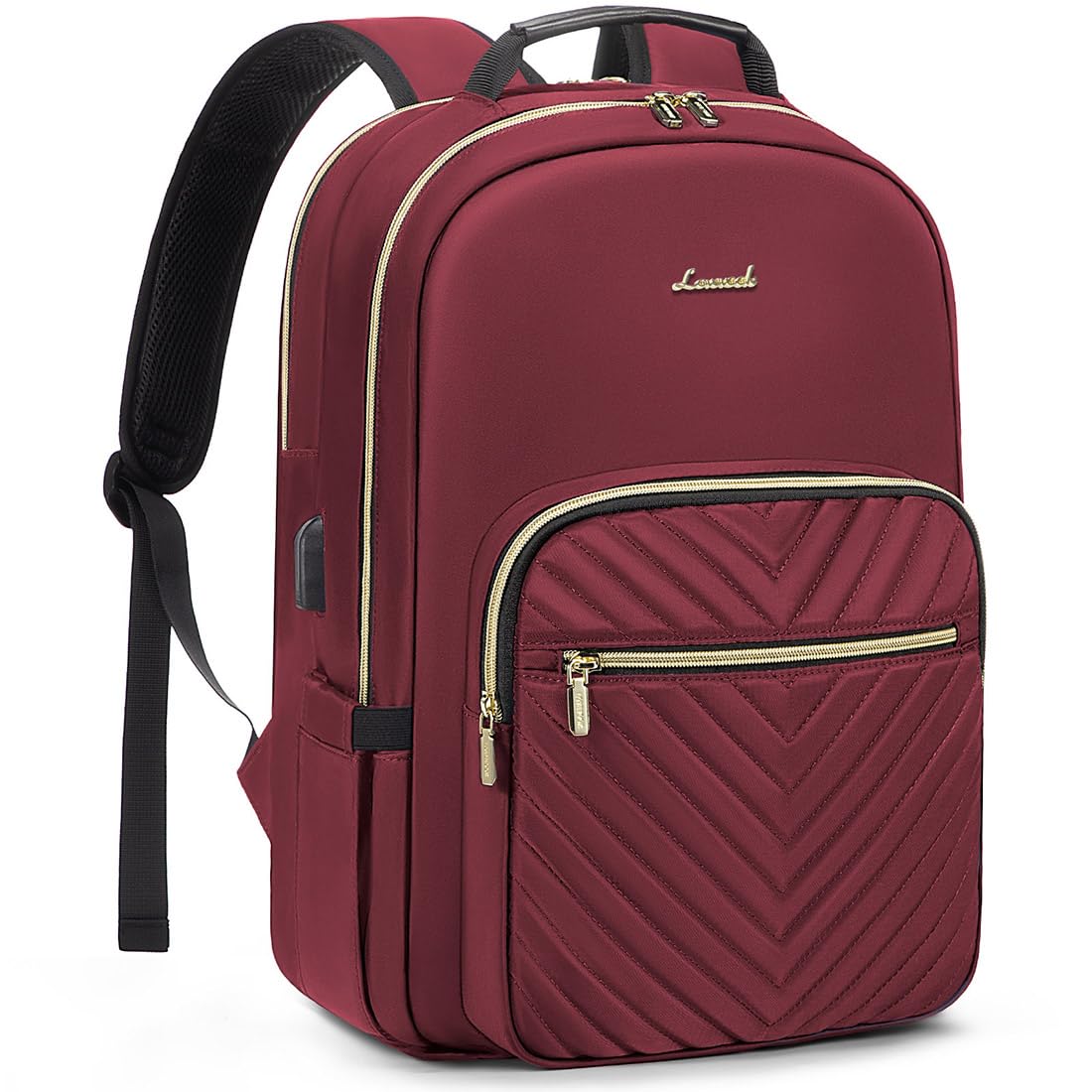 Chic Leather Laptop Backpack for Women - LoveVook