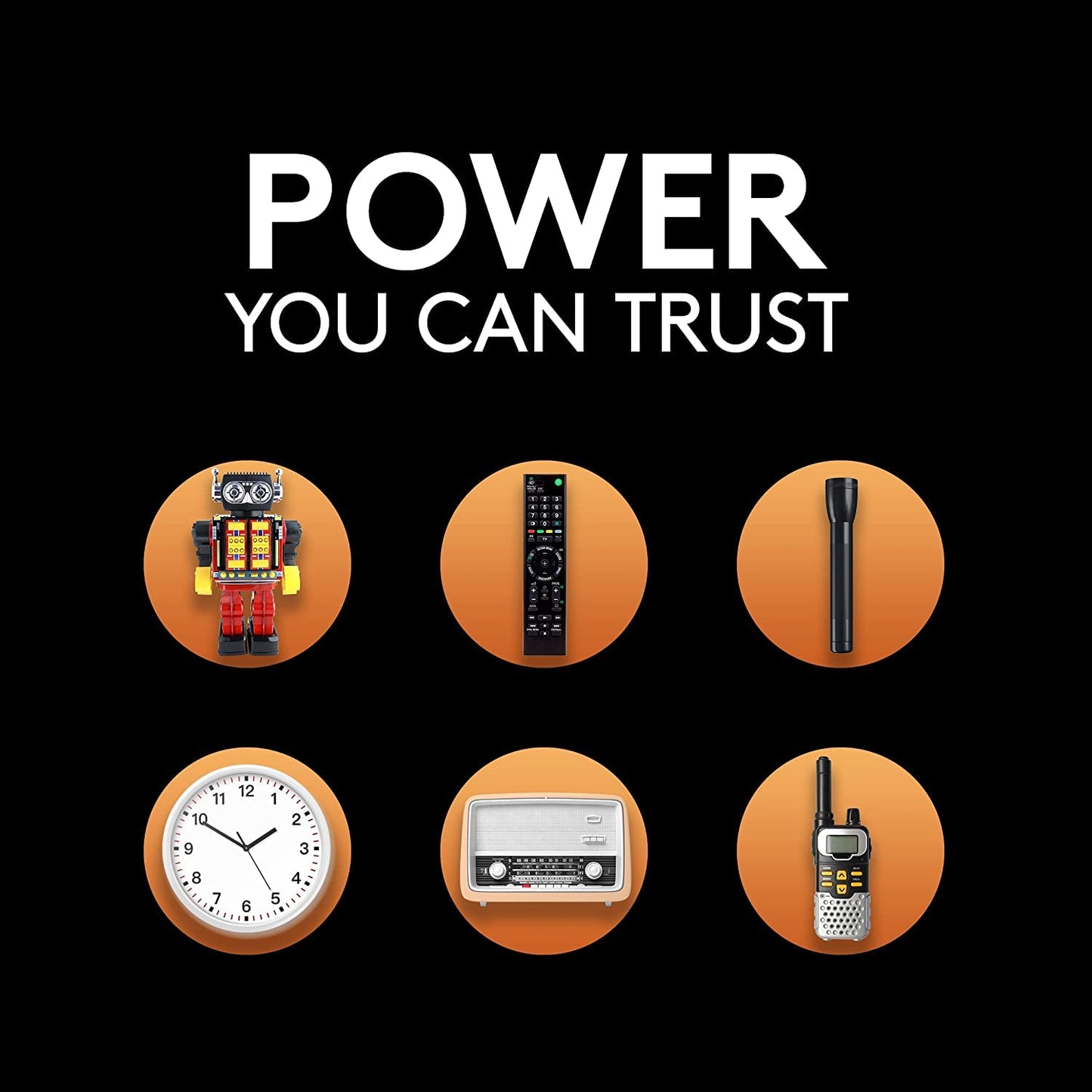 DuraPower D Batteries, 8 Pack