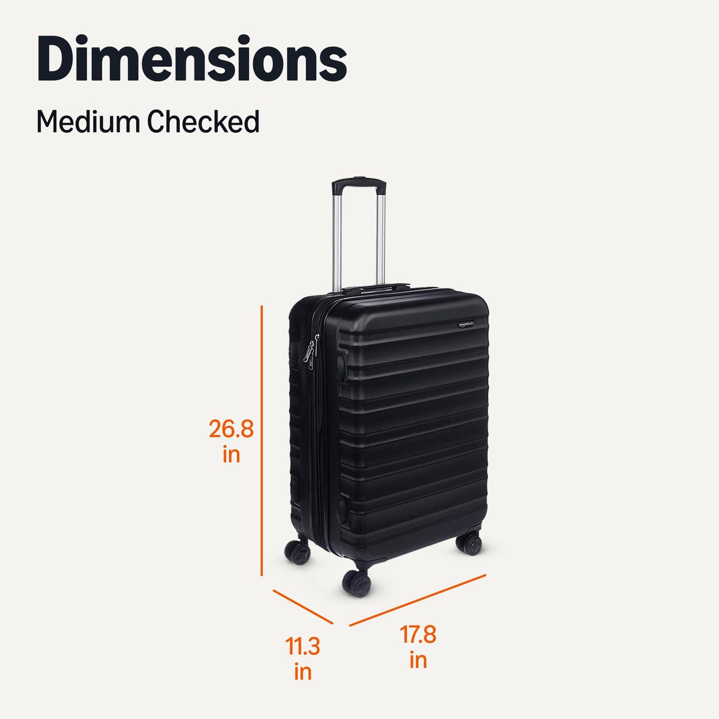 Rose Gold Hardside Carry-On