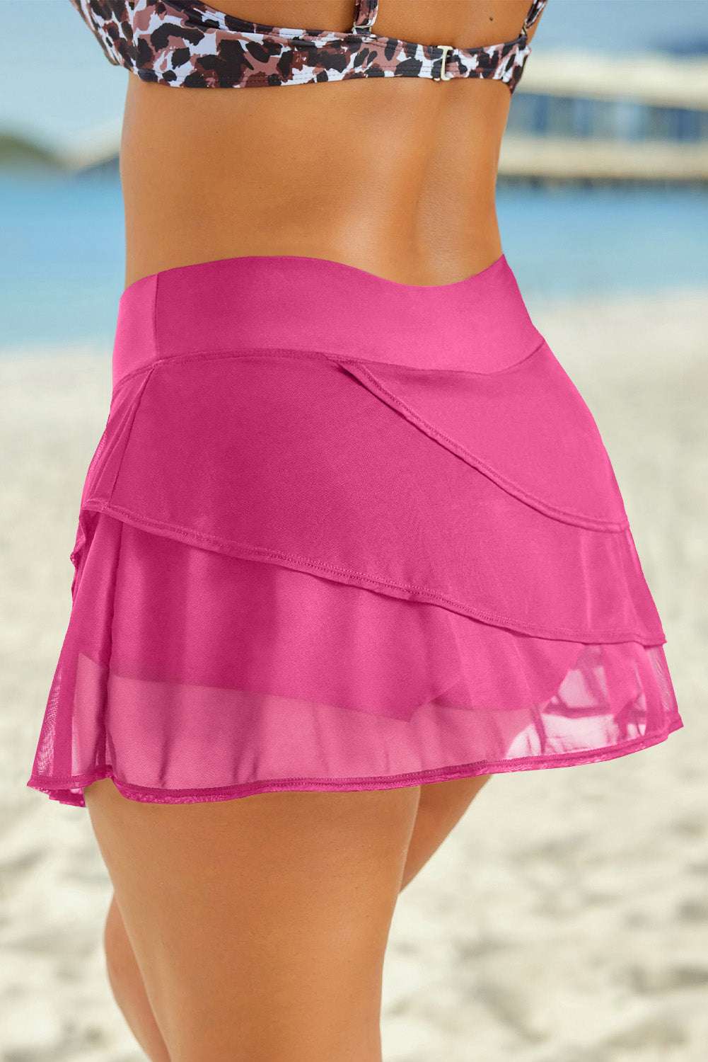Full Size Layered Swim Skirt - Premium from Trendsi - Just $29.99! Shop now at Handbags Specialist Headquarter