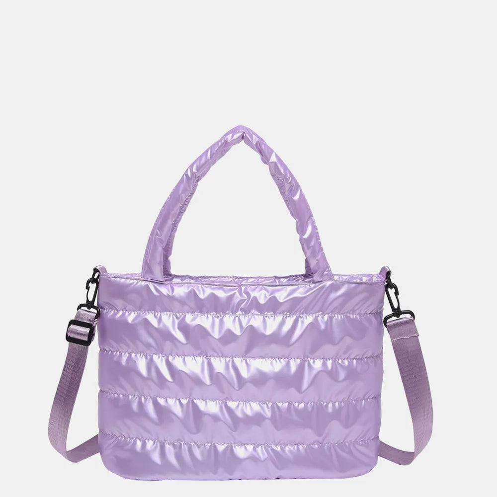PU Leather Detachable Strap Crossbody Bag - Premium Crossbody Bag from Trendsi - Just $19.99! Shop now at Handbags Specialist Headquarter