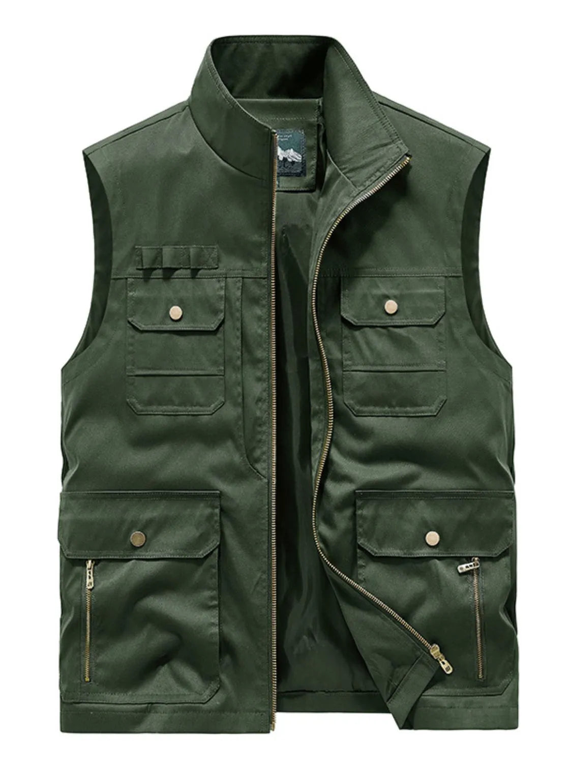 Men's Plus Size Zip Up Vest - Premium from Trendsi - Just $51.64! Shop now at Handbags Specialist Headquarter