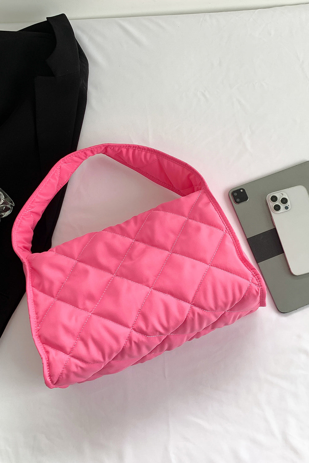 Nylon Shoulder Bag - Premium Tote Bag from Trendsi - Just $39.99! Shop now at Handbags Specialist Headquarter