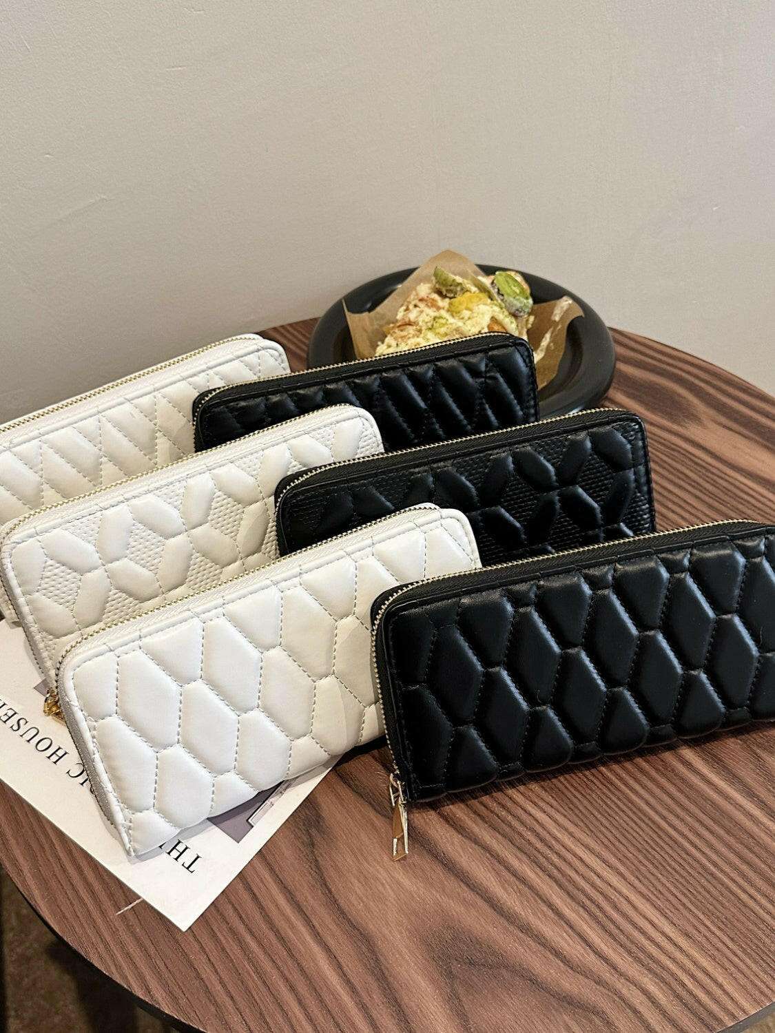 PU Leather Solid Color Wallet - Premium Wallets from Trendsi - Just $15.94! Shop now at Handbags Specialist Headquarter