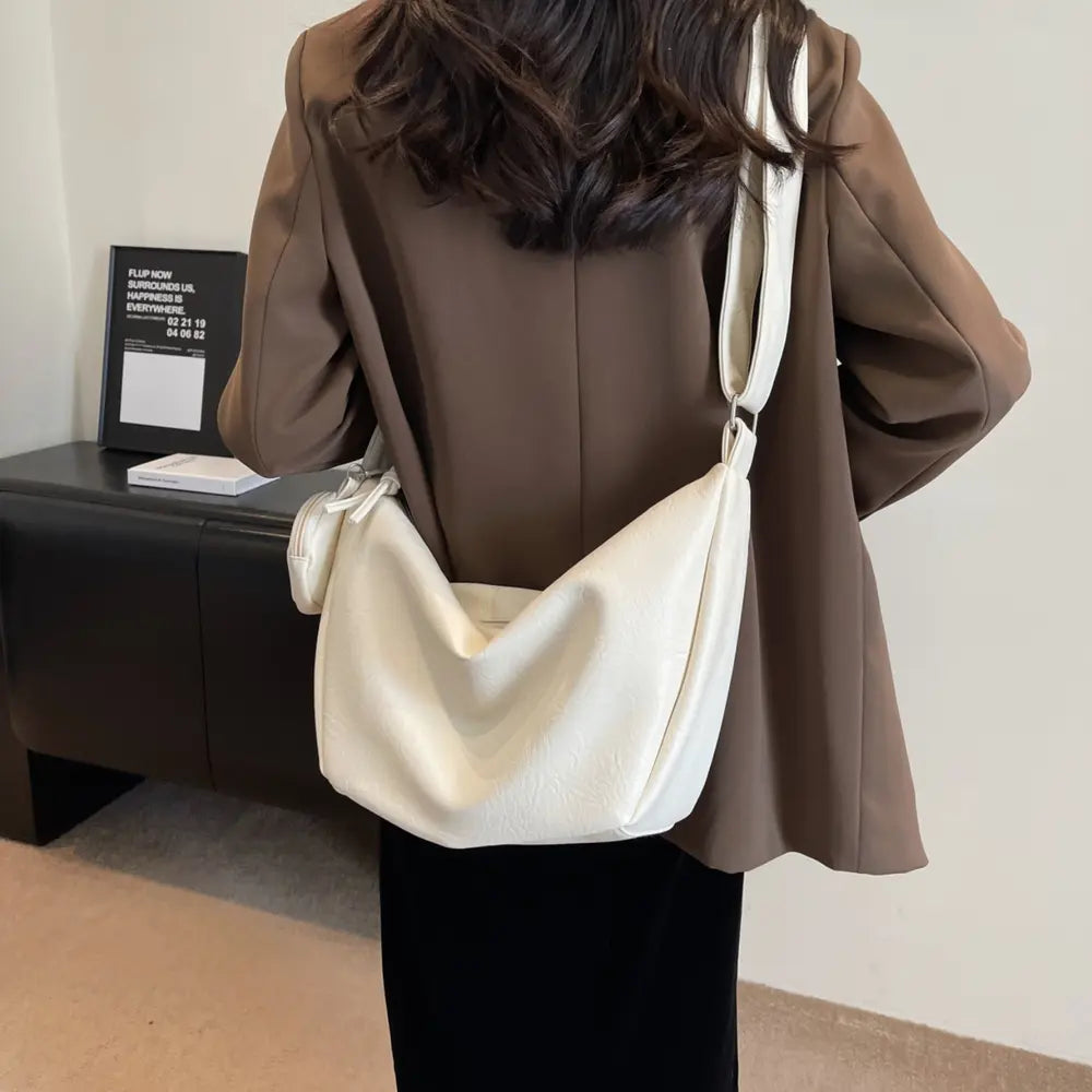 PU Leather Crossbody Bag with Small Purse - Premium handbags from Trendsi - Just $28.99! Shop now at Handbags Specialist Headquarter