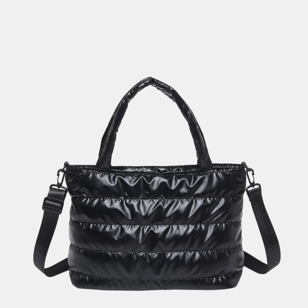 PU Leather Detachable Strap Crossbody Bag - Premium Crossbody Bag from Trendsi - Just $19.99! Shop now at Handbags Specialist Headquarter