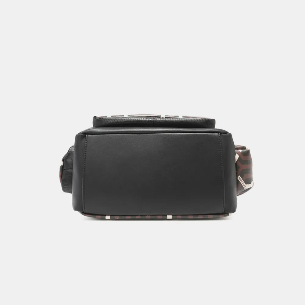 Nicole Lee USA Geometric Pattern Tote Bag - Premium Tote Bag from Trendsi - Just $70.99! Shop now at Handbags Specialist Headquarter