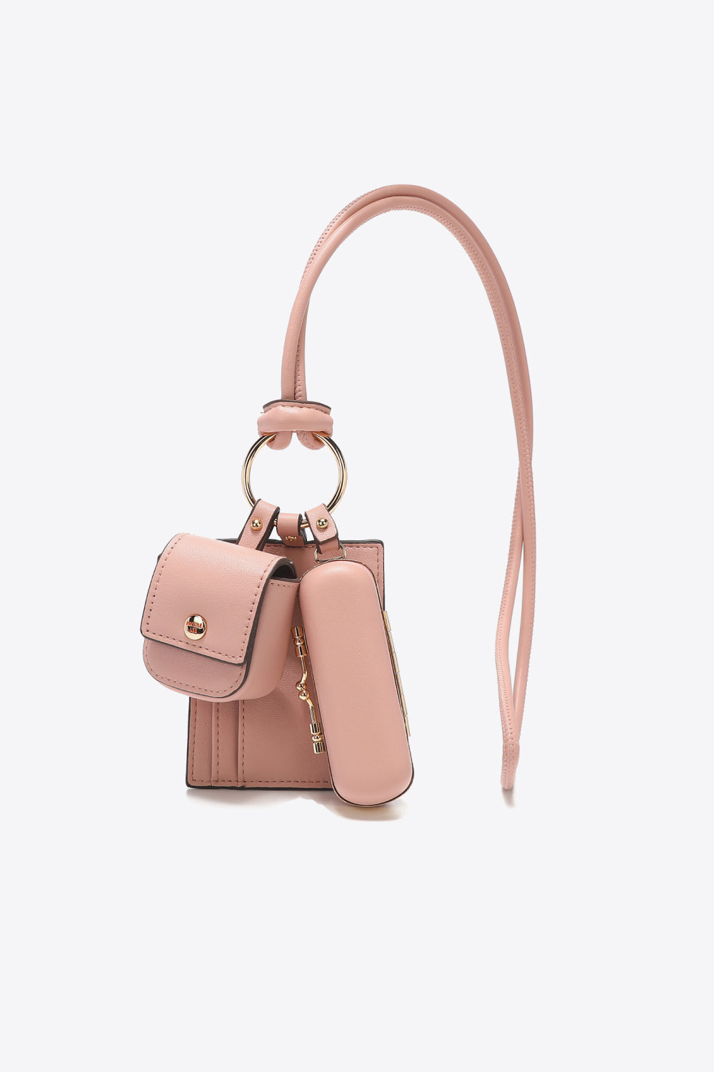 Nicole Lee USA Vegan Leather 3-Piece Lanyard Set - Premium Handbags from Trendsi - Just $59.99! Shop now at Handbags Specialist Headquarter