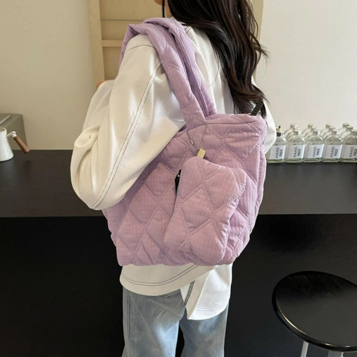 Polyester Medium Tote Bag.