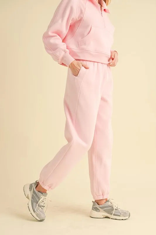 Aemi+Co Drawstring Elastic Waist Joggers - Premium  from Trendsi - Just $49.99! Shop now at Handbags Specialist Headquarter