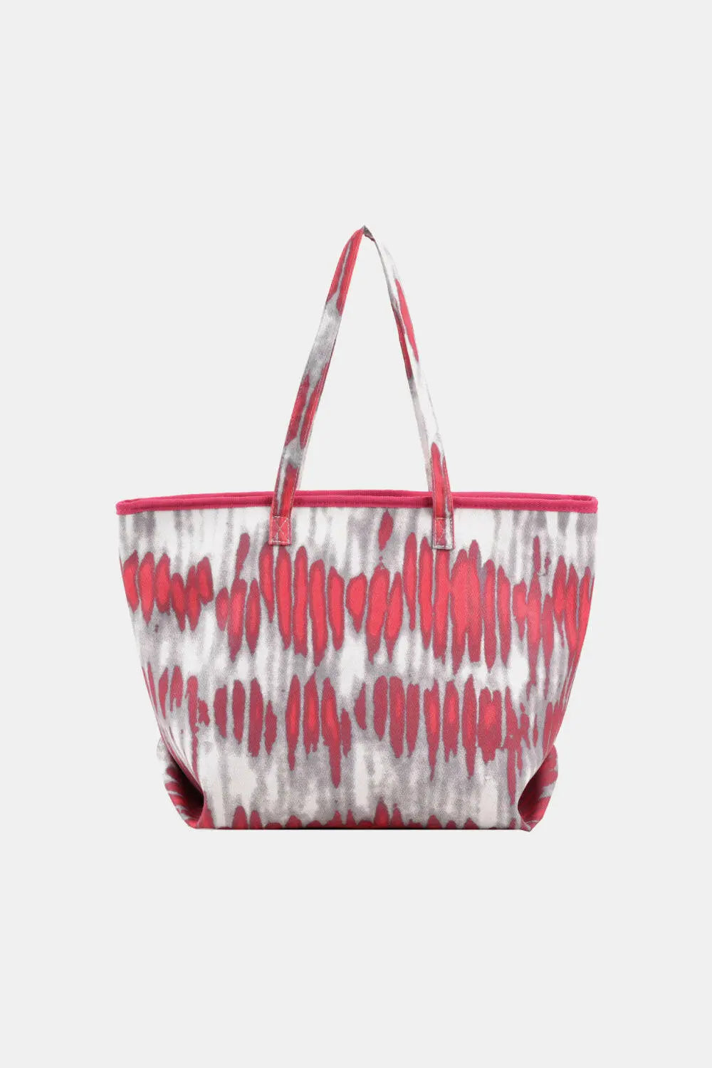 Printed PU Leather Tote Bag.