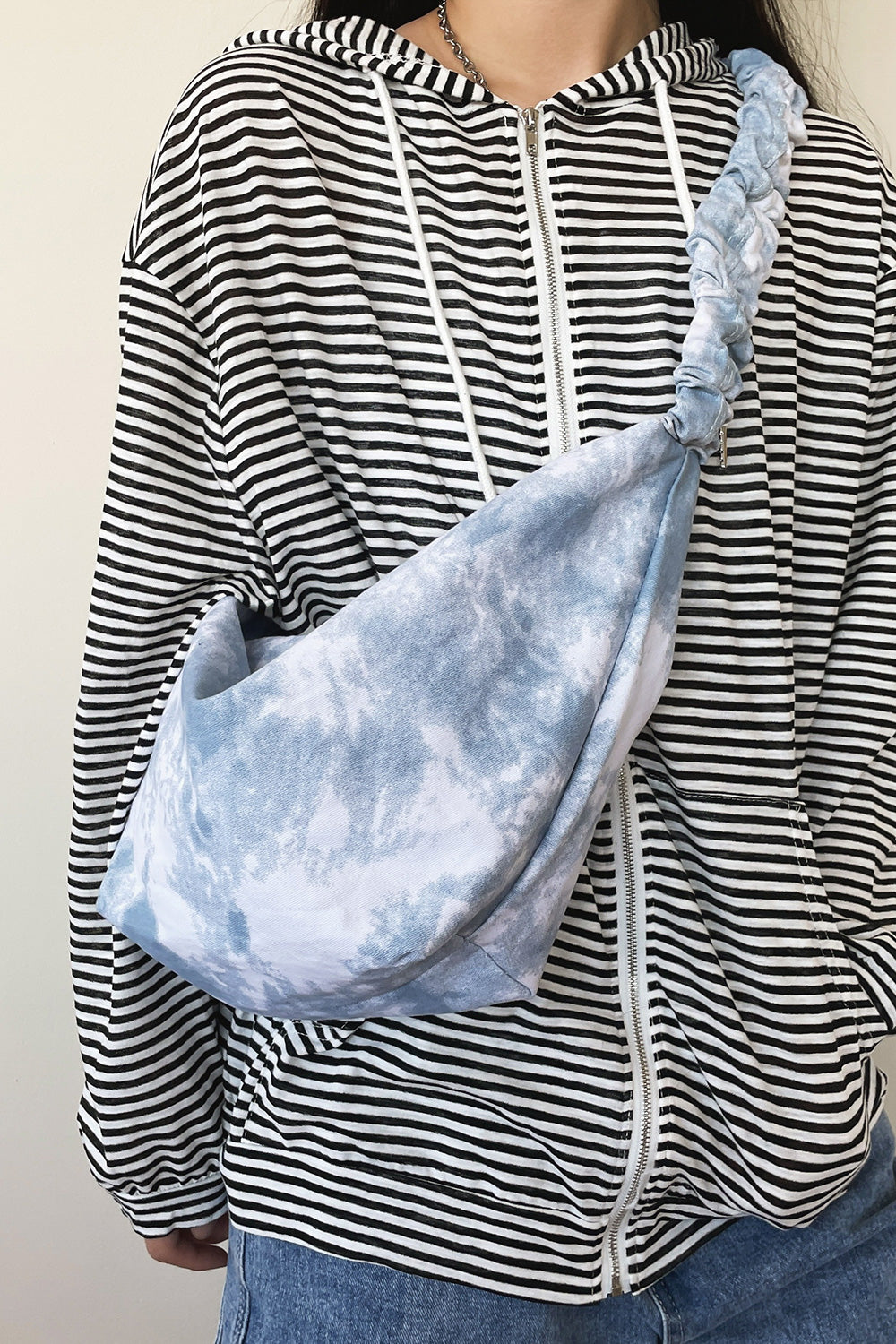Tie-Dye Canvas Sling Bag - Premium handbags from Trendsi - Just $17.99! Shop now at Handbags Specialist Headquarter