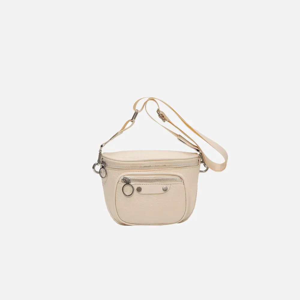 Texture PU Leather Crossbody Bag - Premium handbags from Trendsi - Just $23.99! Shop now at Handbags Specialist Headquarter