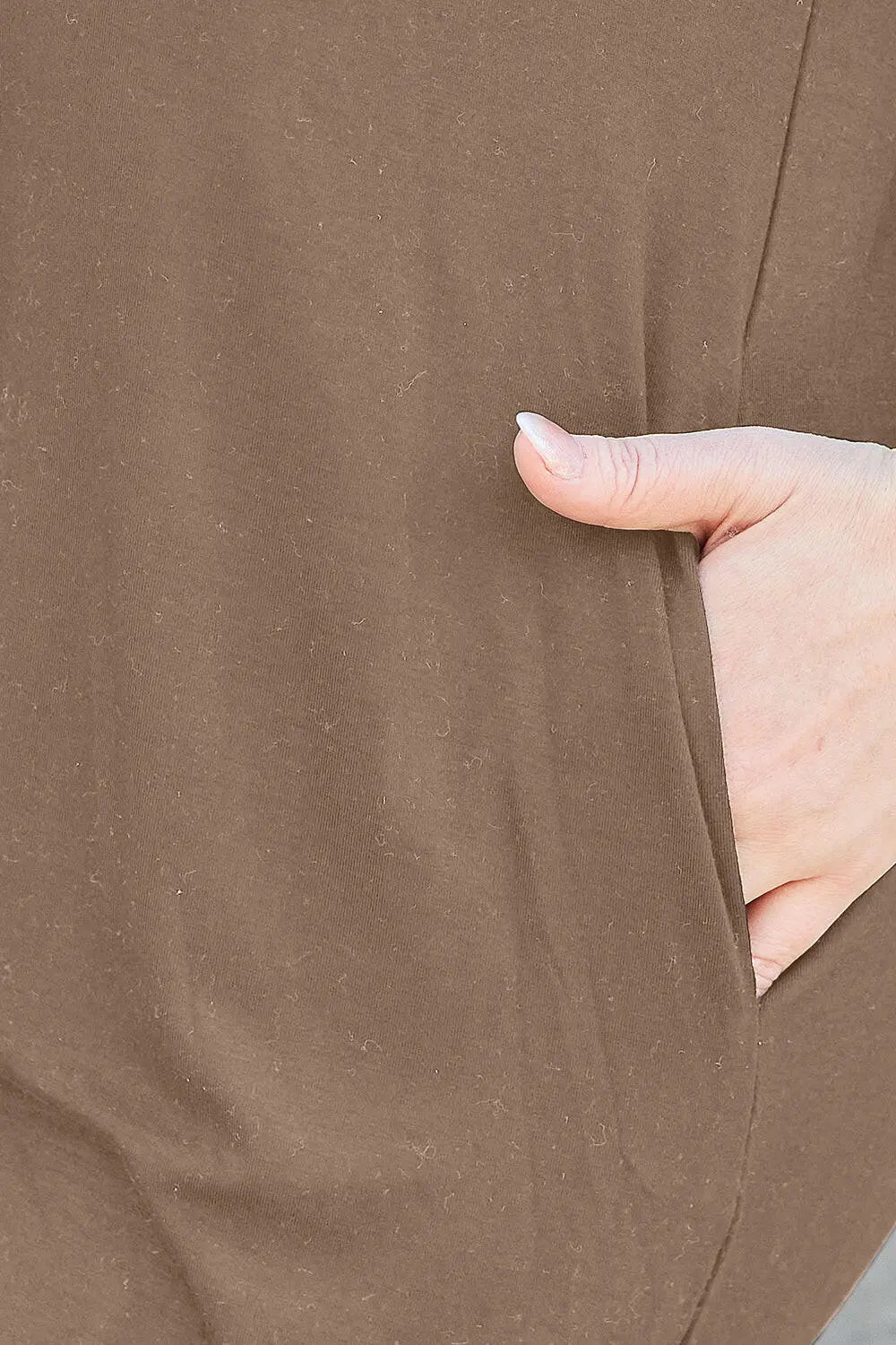 Basic Bae Full Size Round Neck Short Sleeve Dress with Pockets - Premium Dresses from Trendsi - Just $26! Shop now at Handbags Specialist Headquarter