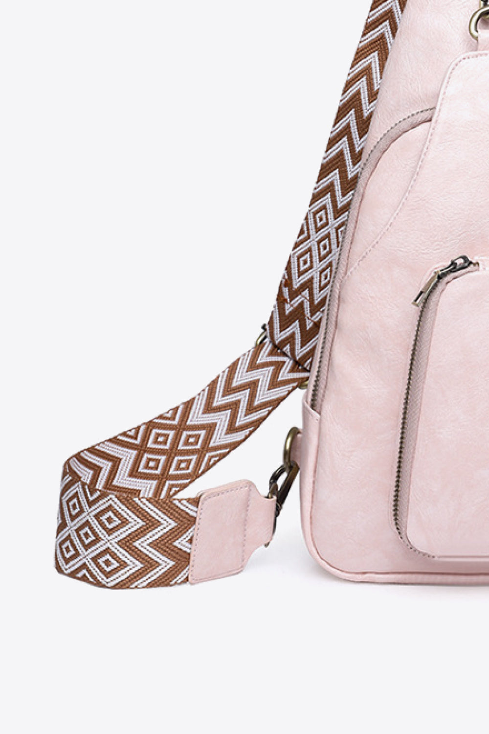 Adored Take A Trip PU Leather Sling Bag - Premium Crossbody Bag from Trendsi - Just $45.99! Shop now at Handbags Specialist Headquarter
