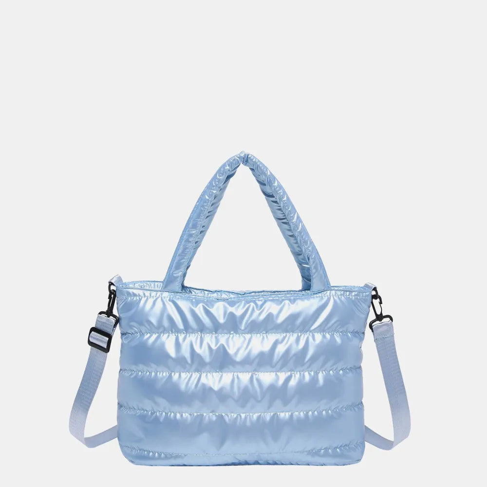 PU Leather Detachable Strap Crossbody Bag - Premium Crossbody Bag from Trendsi - Just $19.99! Shop now at Handbags Specialist Headquarter