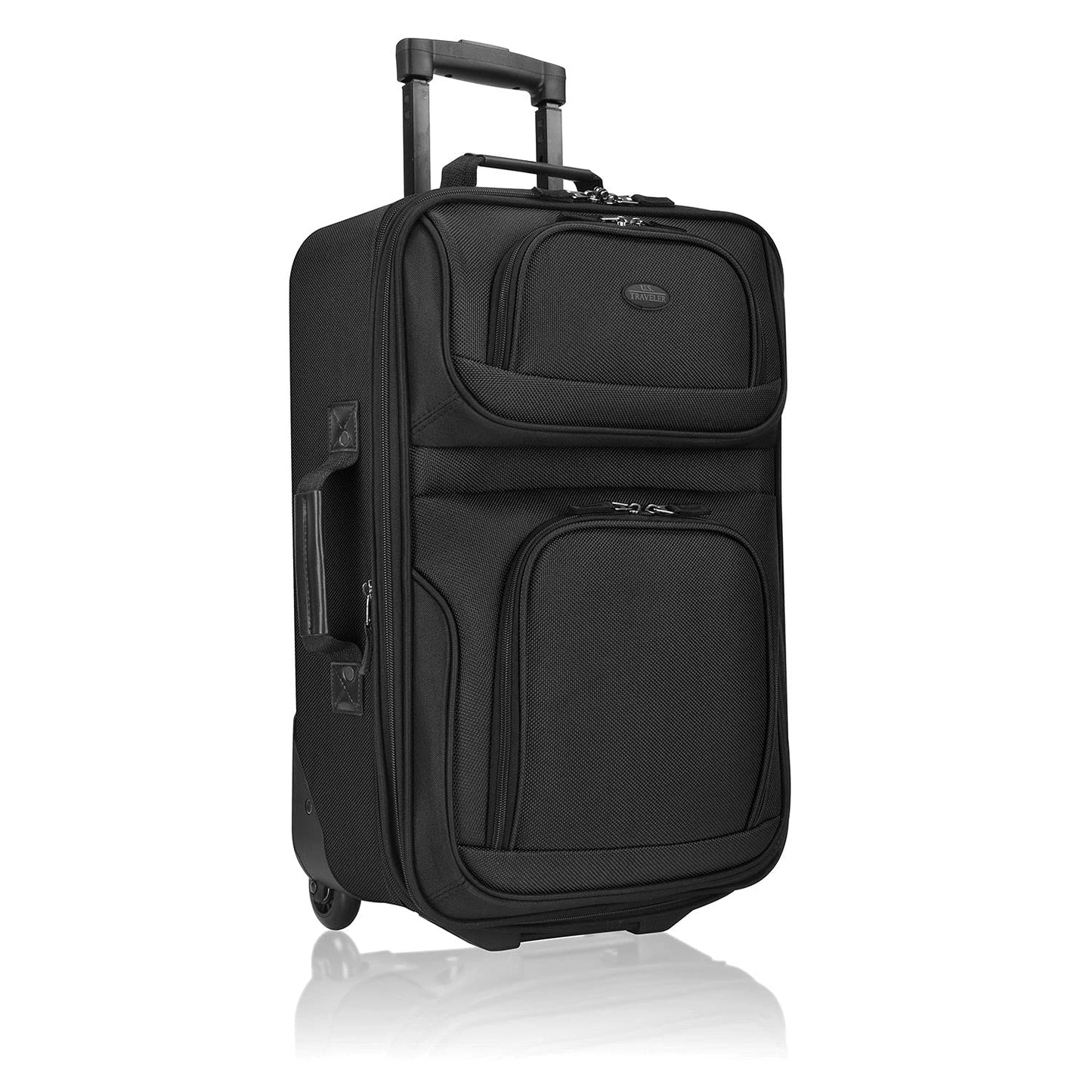 U.S. Traveler Rio Expandable Orange Carry-on
