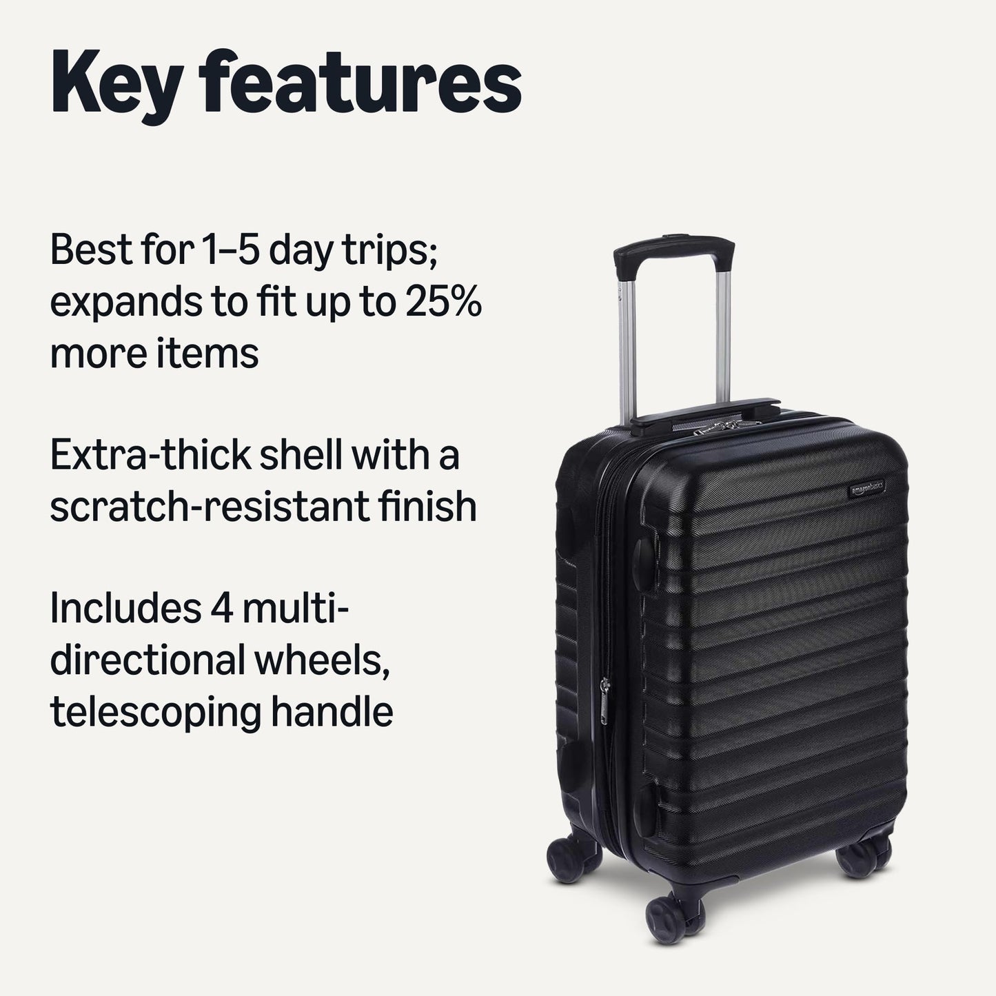 Rose Gold Hardside Carry-On