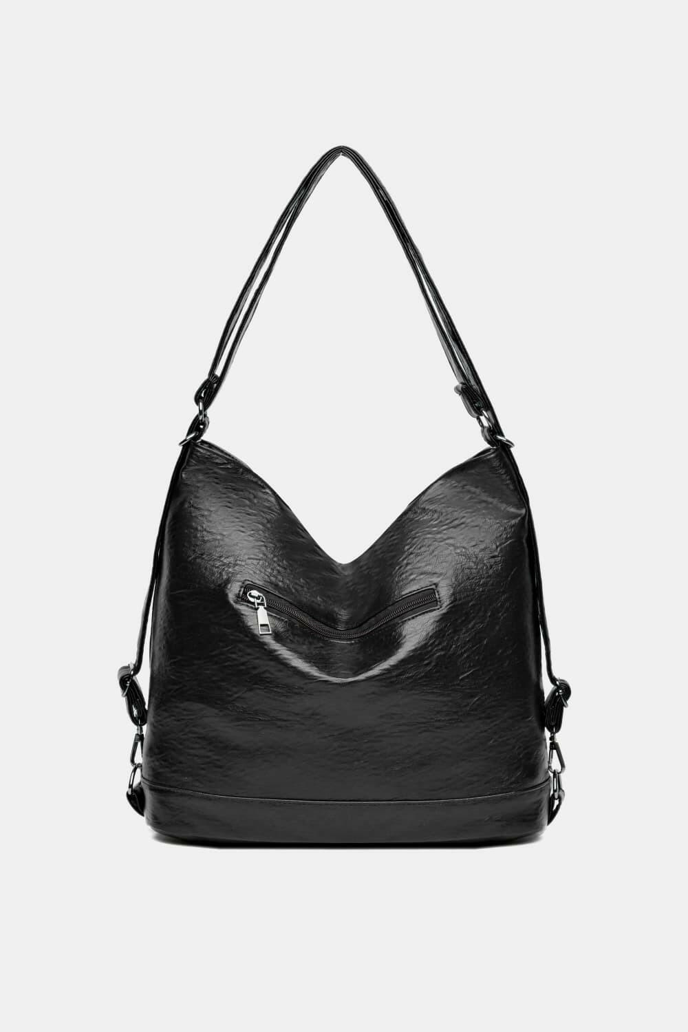 PU Leather Shoulder Bag.