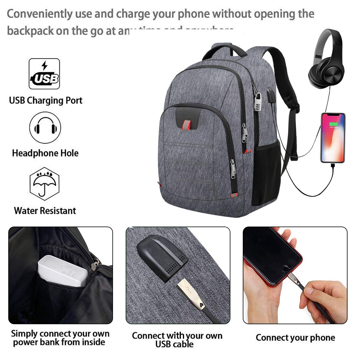 ChargeMate Laptop Backpack