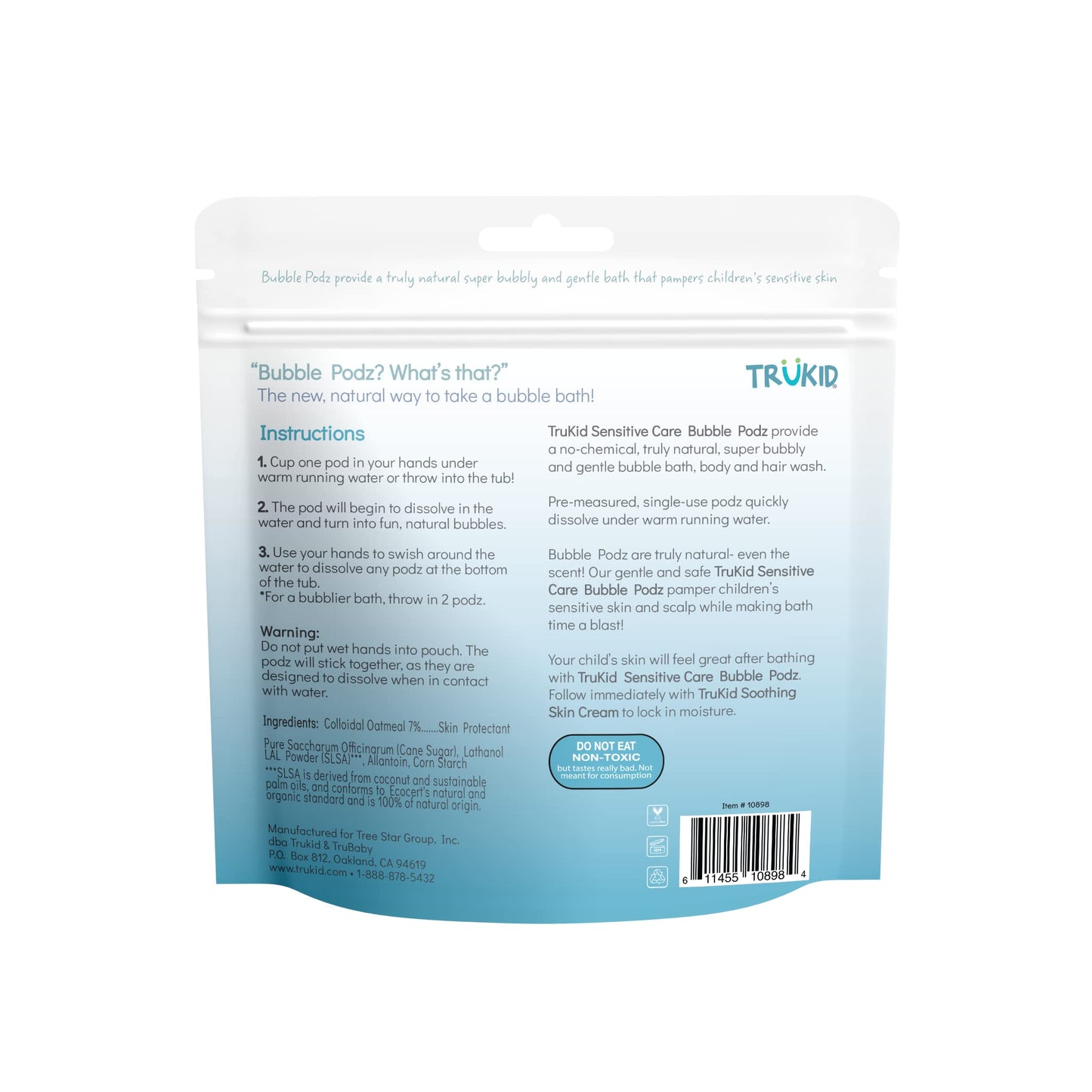 TruKid Bubble Podz: Gentle Lavender Bath Bombs