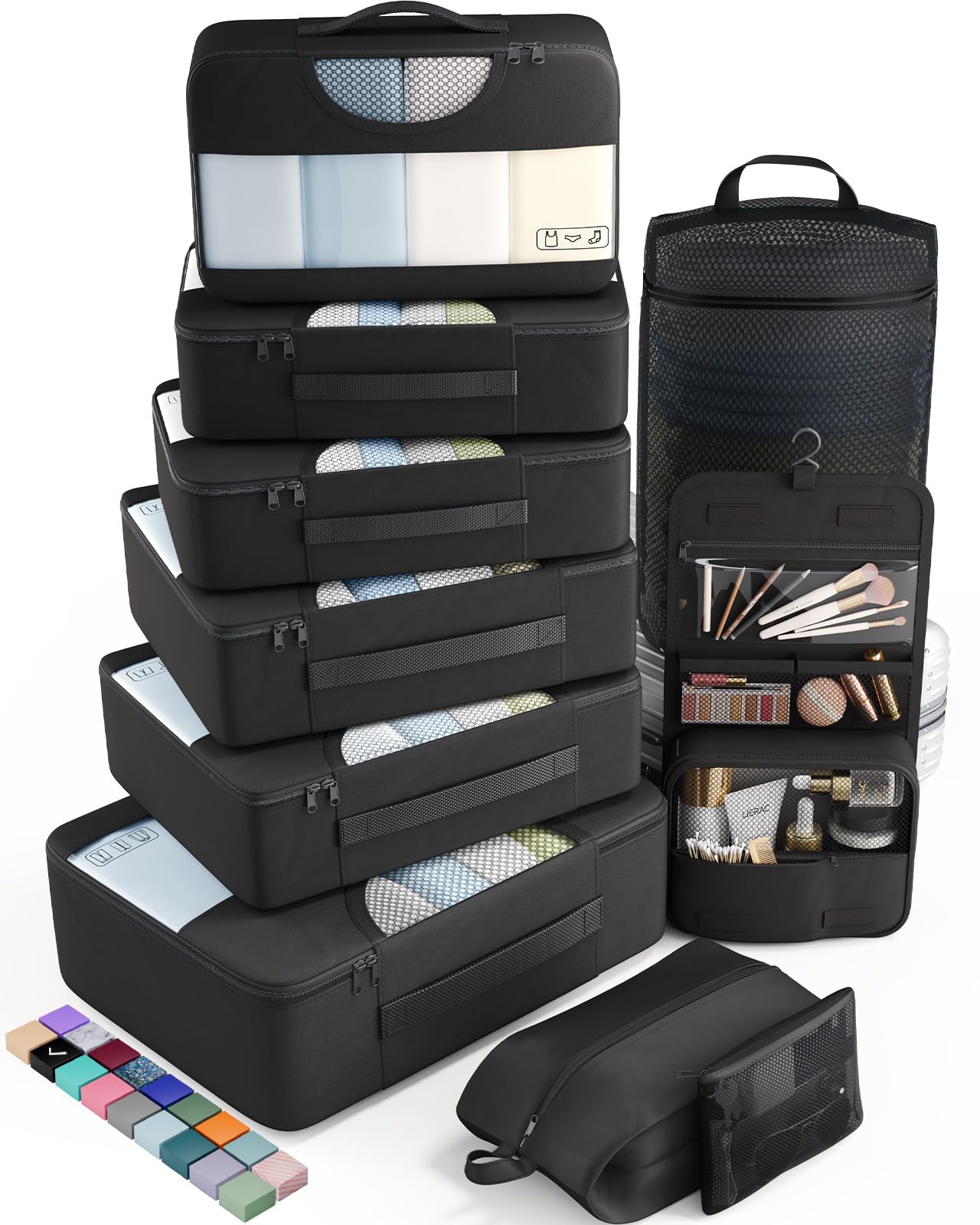 Veken Travel Cubes - 8 Piece Set