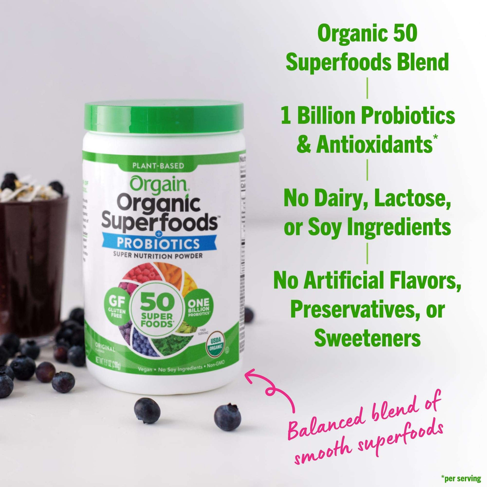Super Greens Probiotic Blend