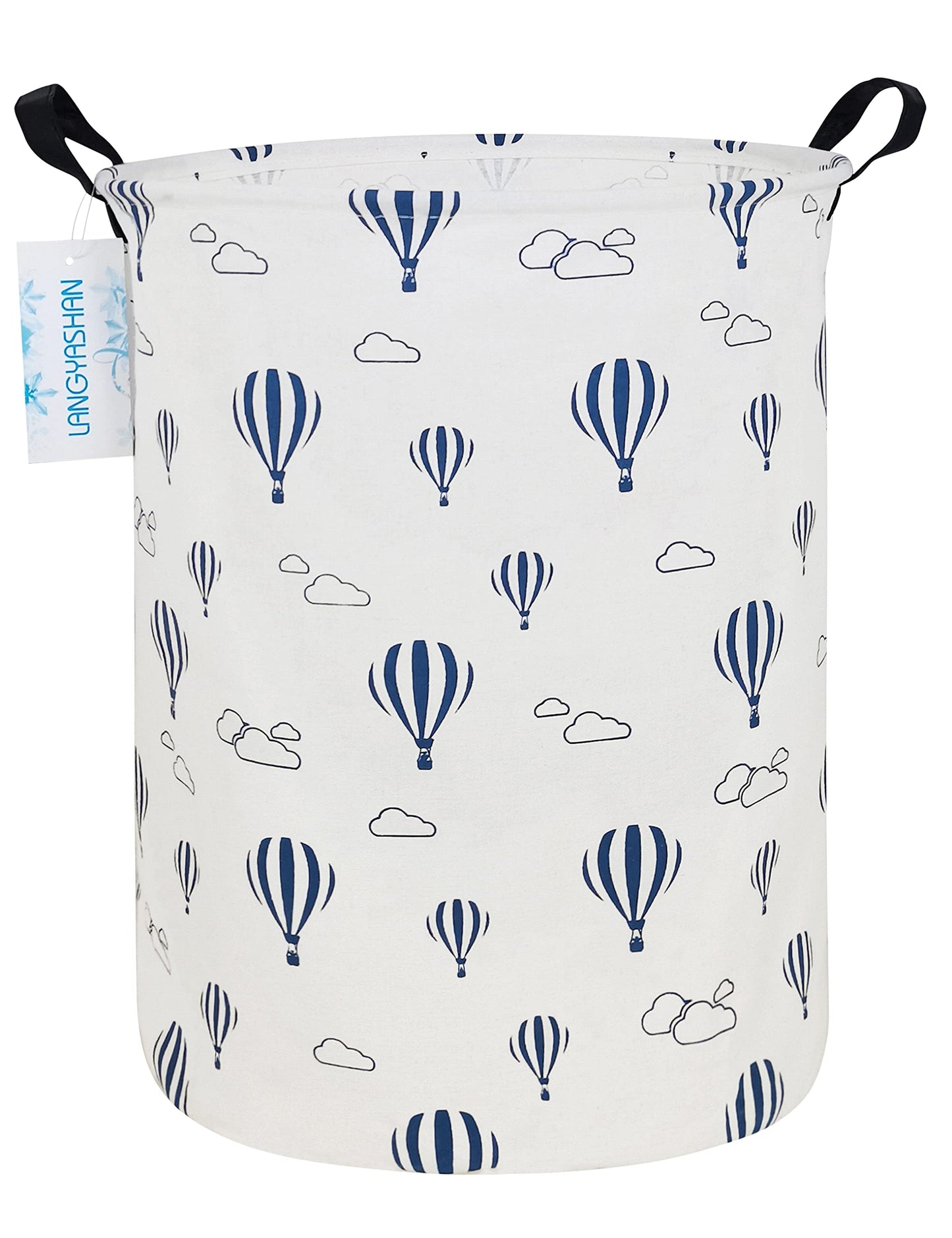 Collapsible Canvas Hamper by LANGYASHAN